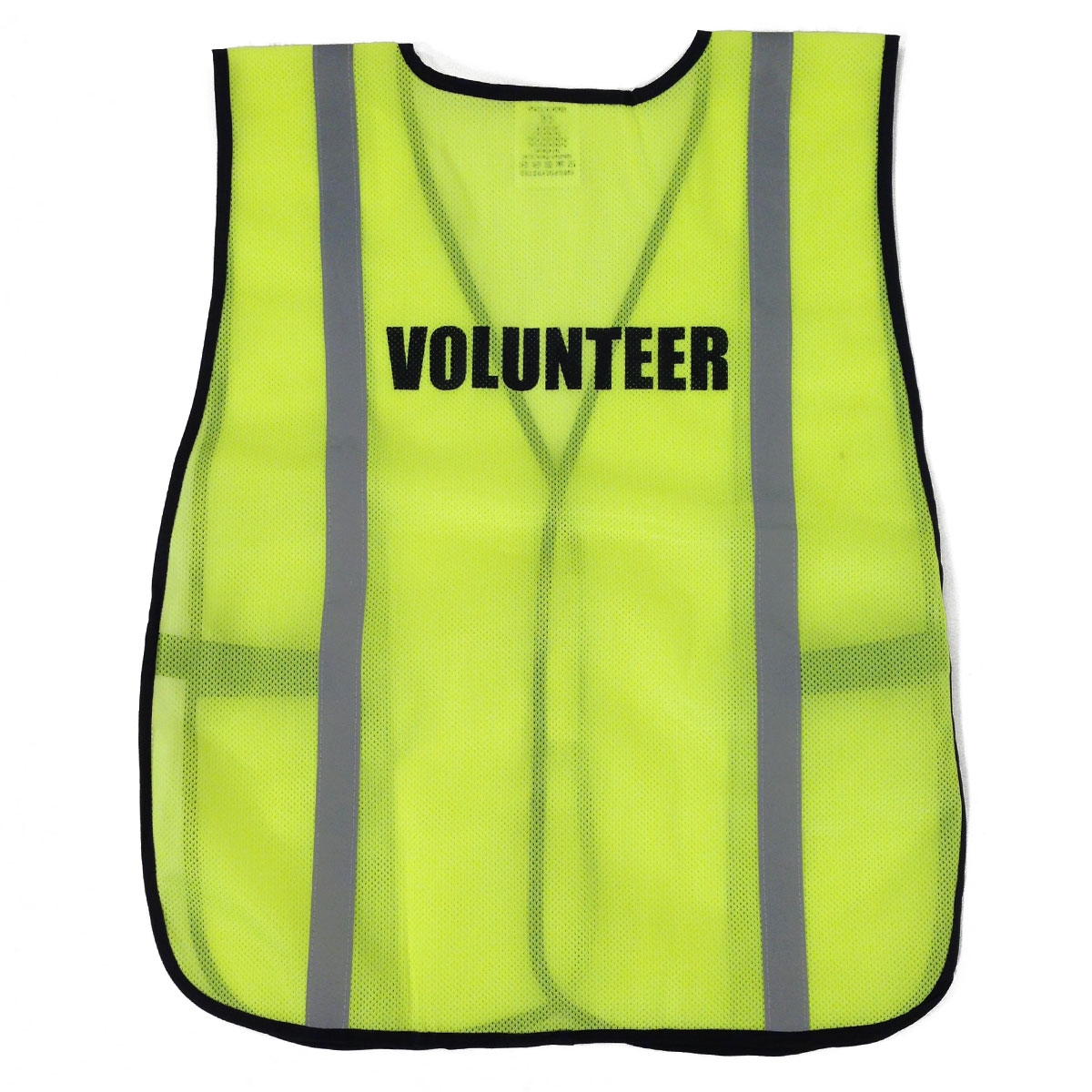 Ergodyne Pre-Printed VOLUNTEER Safety Vest - Yellow/Lime | FullSource.com