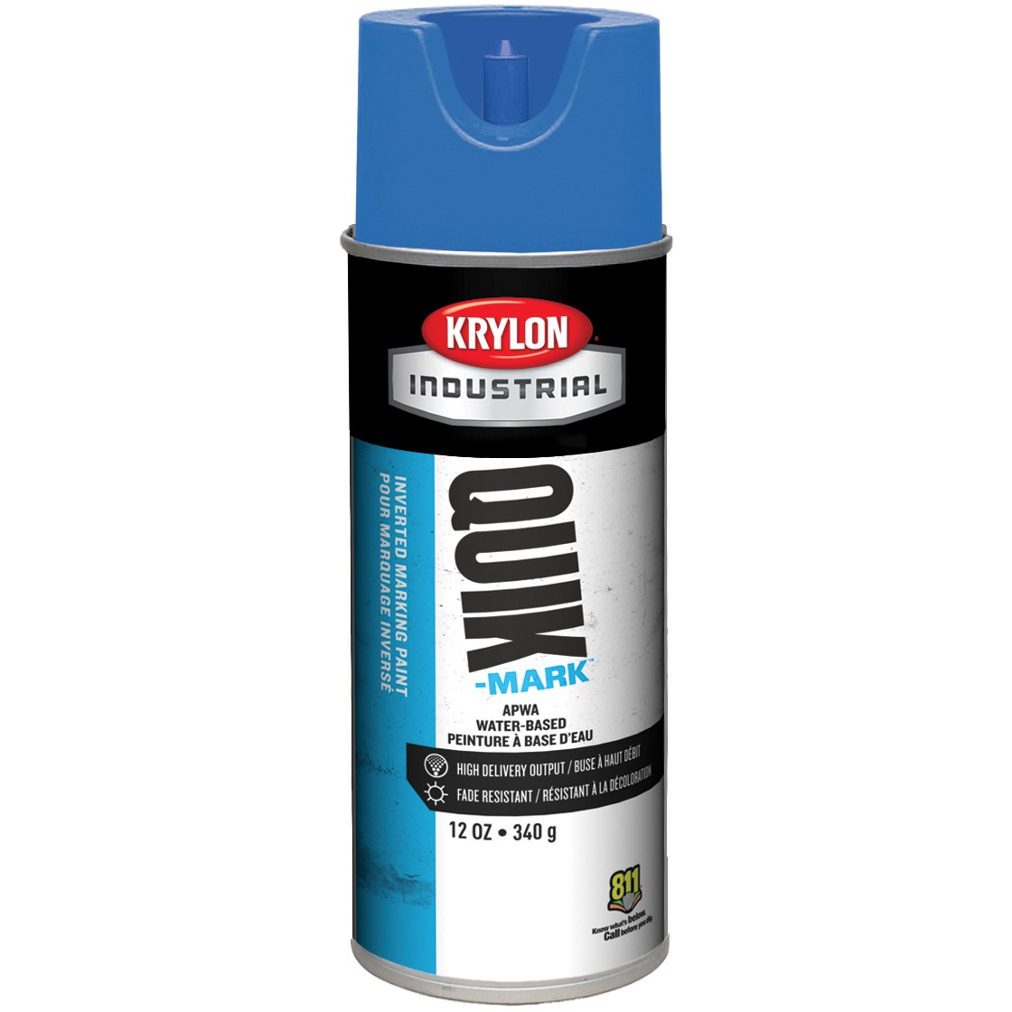 Krylon Quik Mark Water Based Inverted Marking Paint Apwa Brilliant