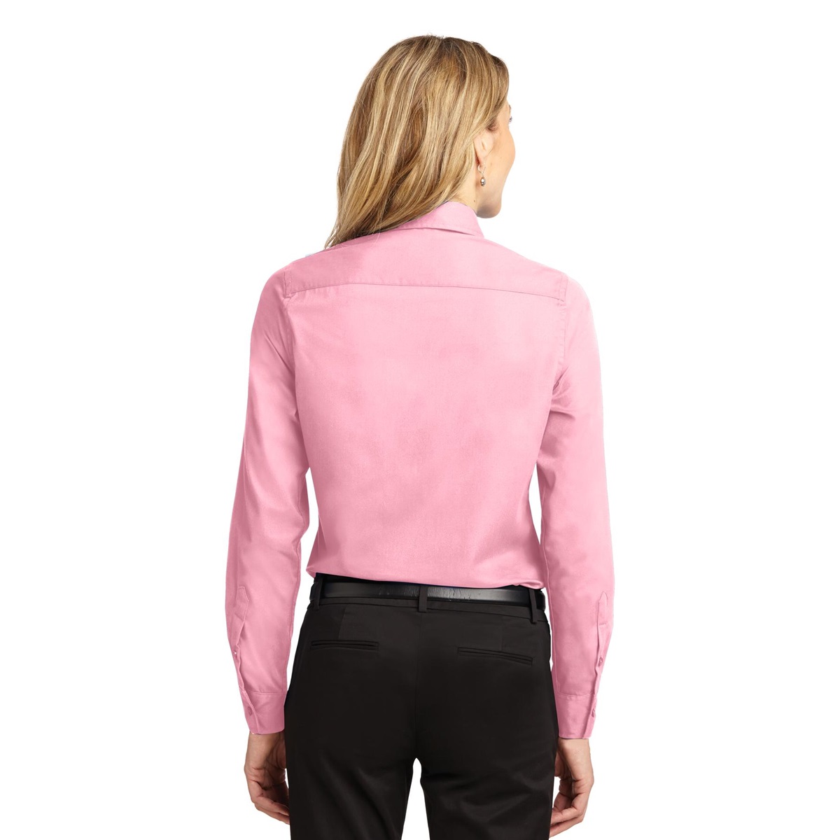 long light pink shirt