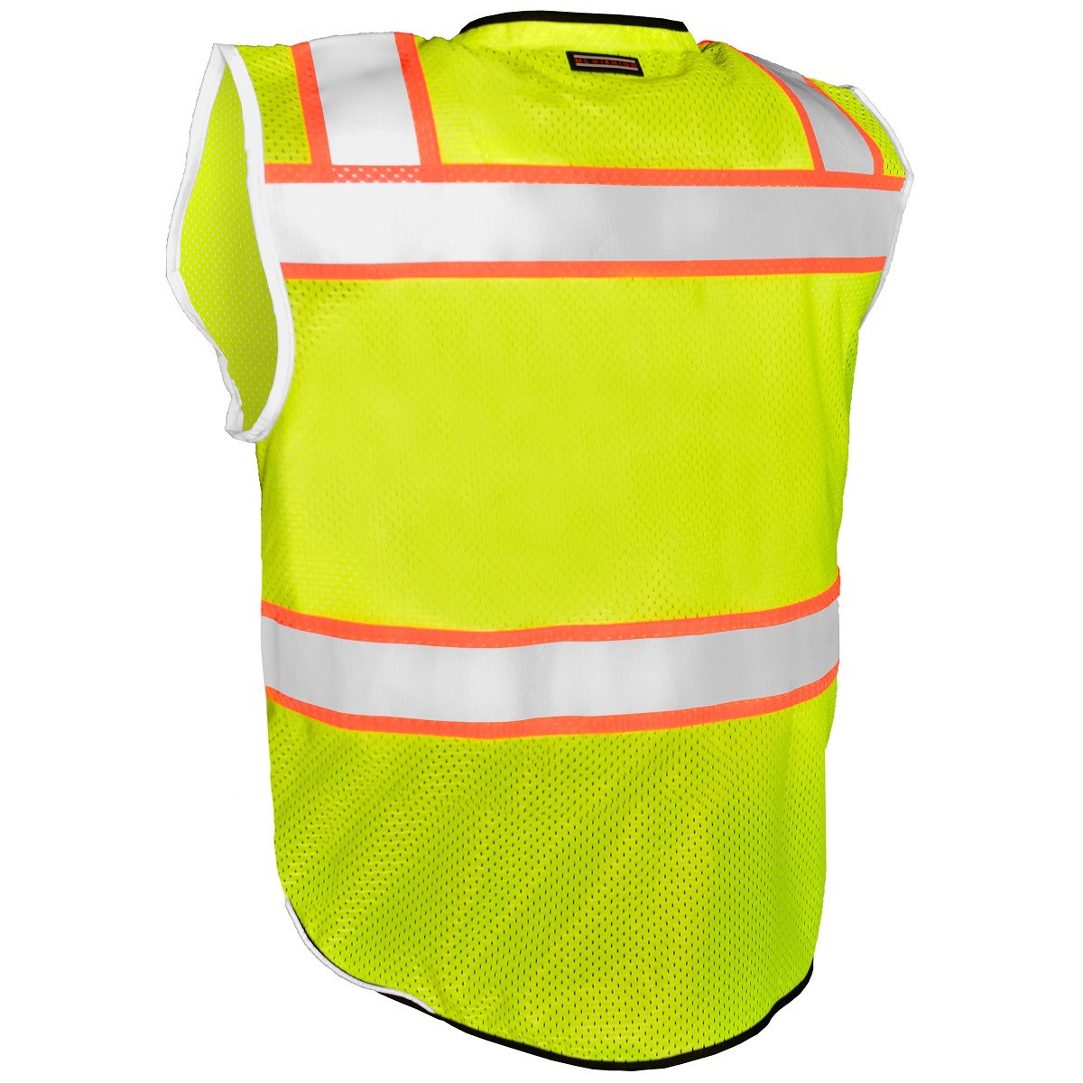 ML Kishigo 1515 Black Series Black Bottom Safety Vest Yellow/Lime