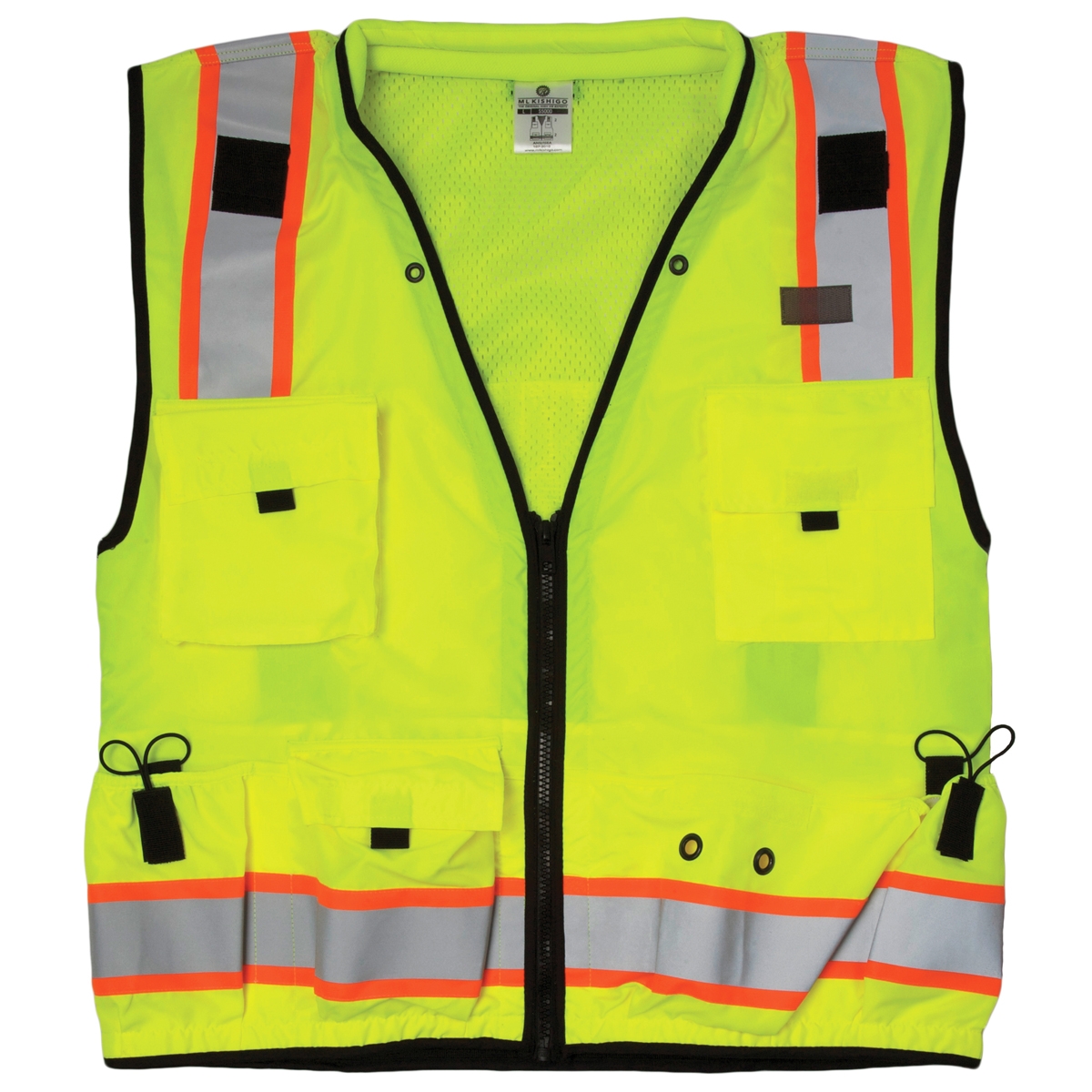 ML Kishigo S5000 Professional Surveyors Safety Vest Yellow/Lime