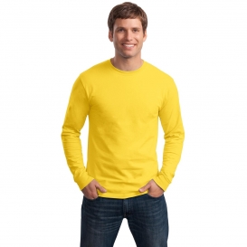 Hanes 5586 Tagless Cotton Long Sleeve T-Shirt - Yellow | FullSource.com