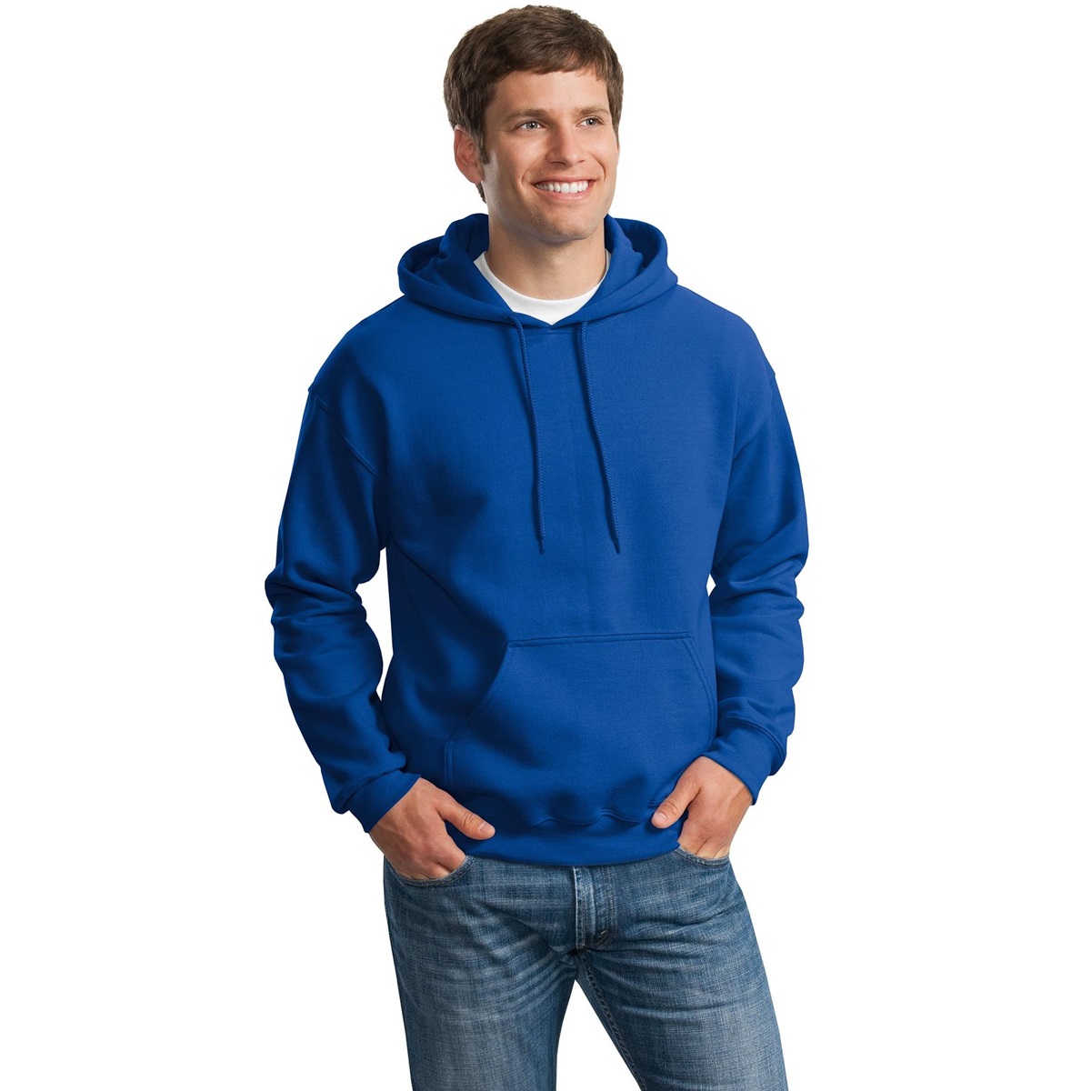 Gildan 12500 DryBlend Pullover Hooded Sweatshirt - Royal | FullSource.com