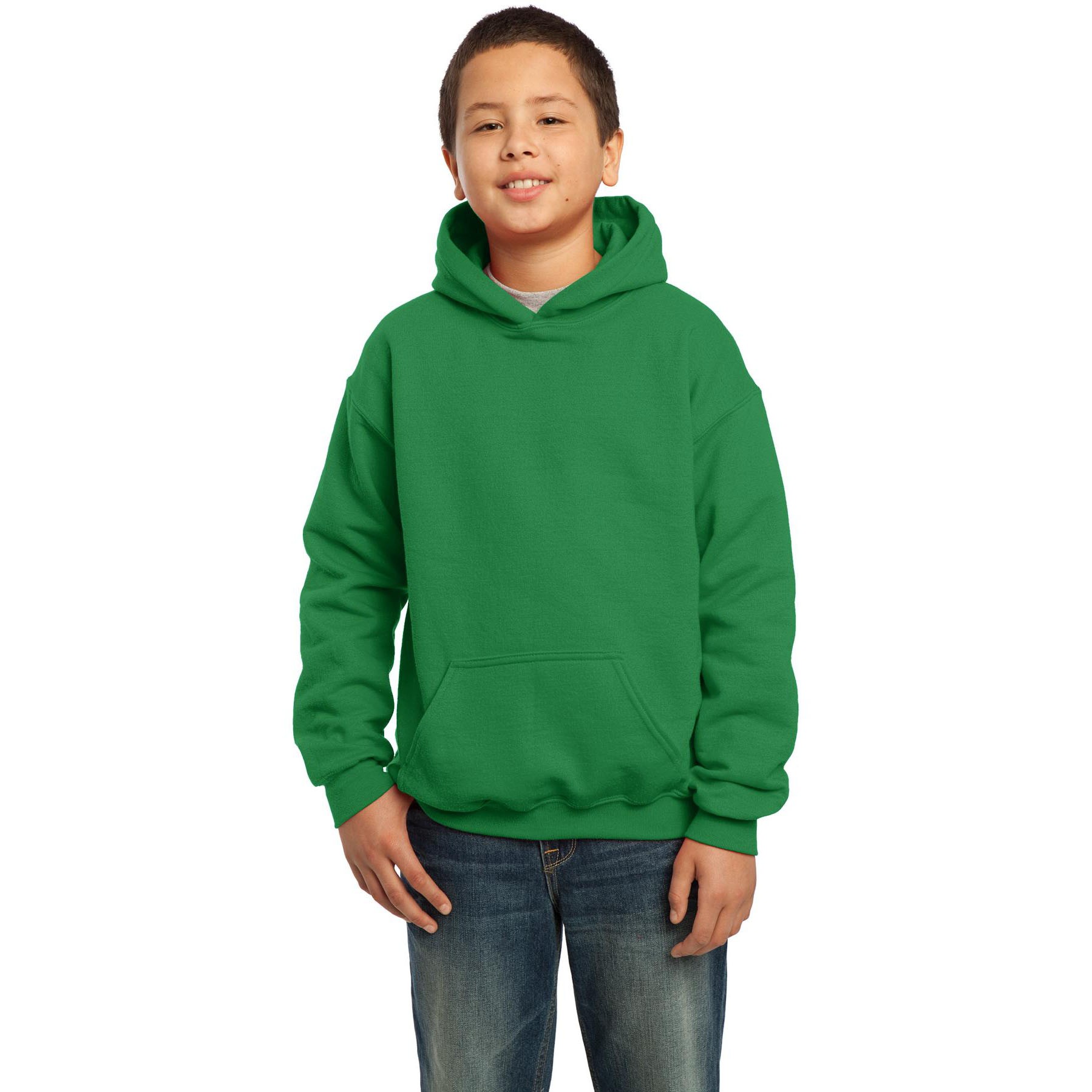 Gildan 18500B Youth Heavy Blend Hooded Sweatshirt - Irish Green ...