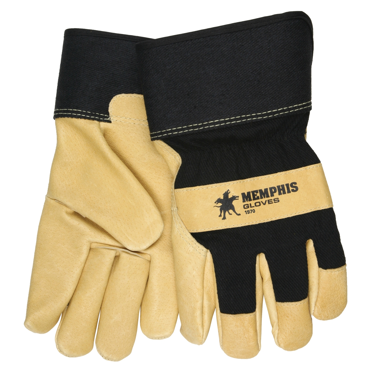 Memphis 1970 Premium Grain Pigskin Leather Palm Gloves Thermal Lined