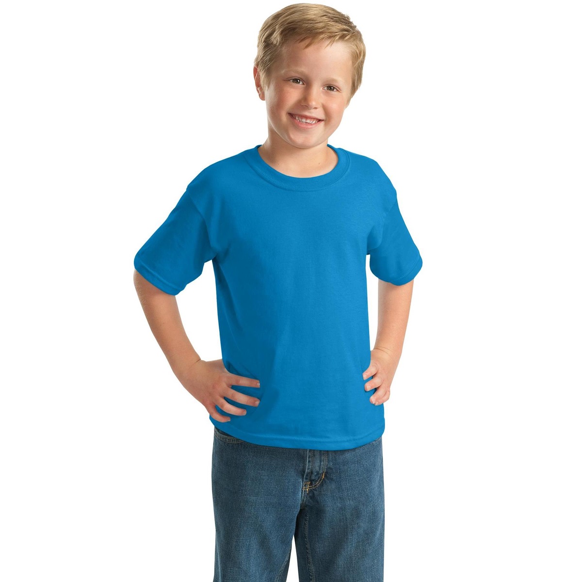 Gildan 2000B Youth Ultra Cotton T-Shirt - Sapphire | FullSource.com