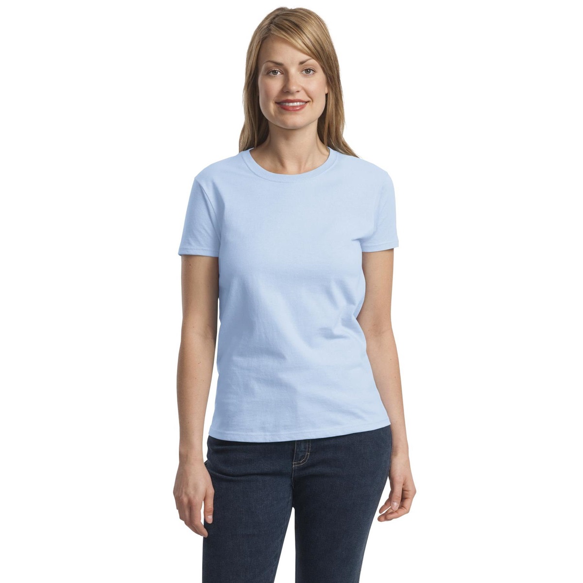 sky blue tshirt for women