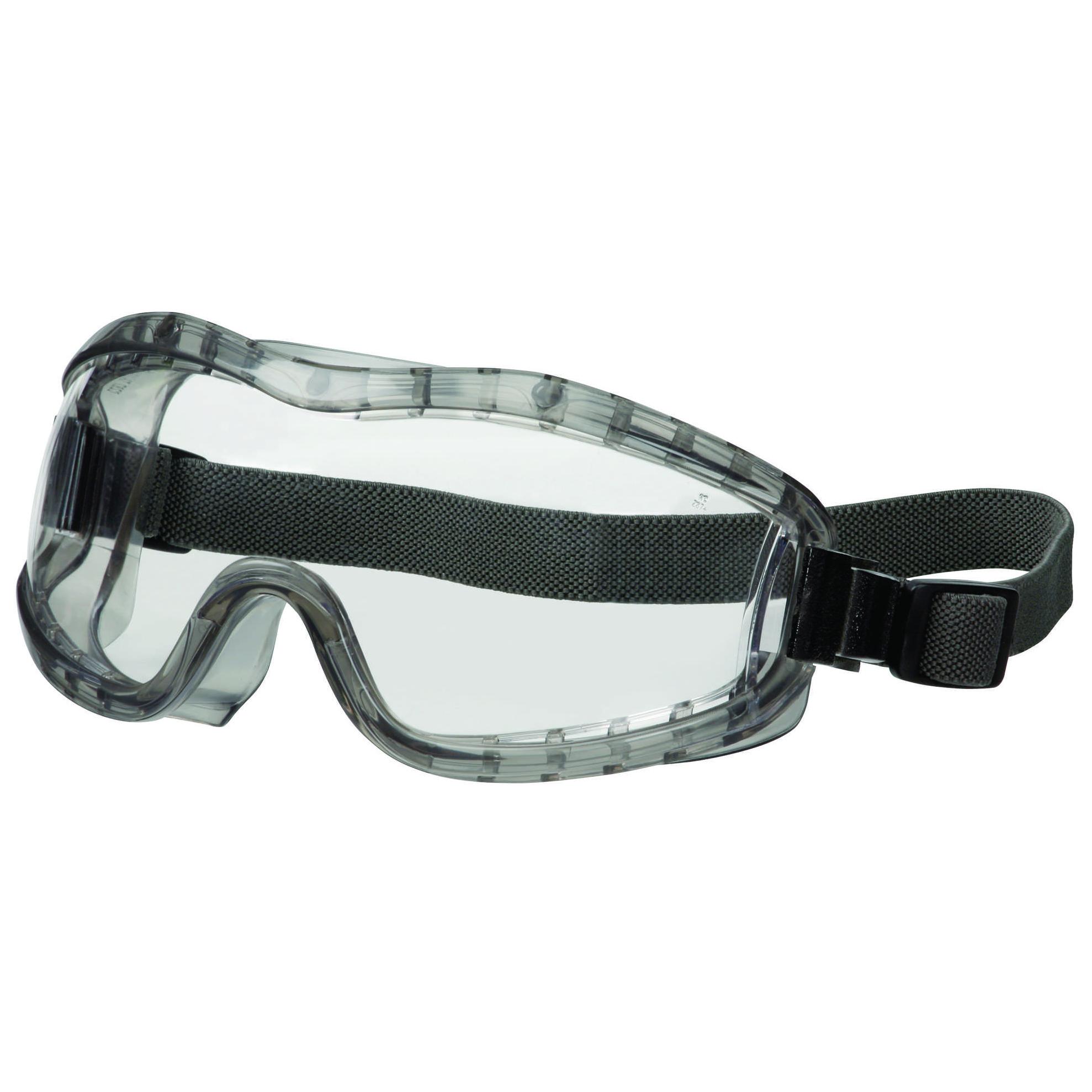 Crews Stryker Goggles Elastic Strap Clear AntiFog Lens