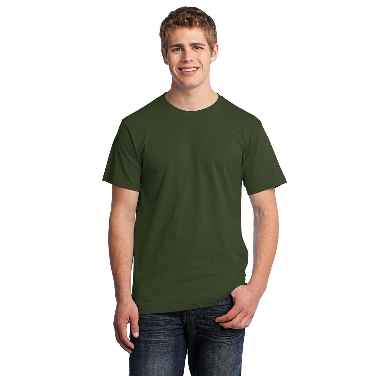 Fruit of the Loom 3930 Heavy Cotton HD T-Shirt - Military