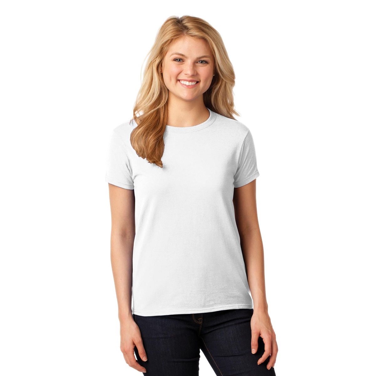 Gildan 5000L Ladies Heavy Cotton T-Shirt - White