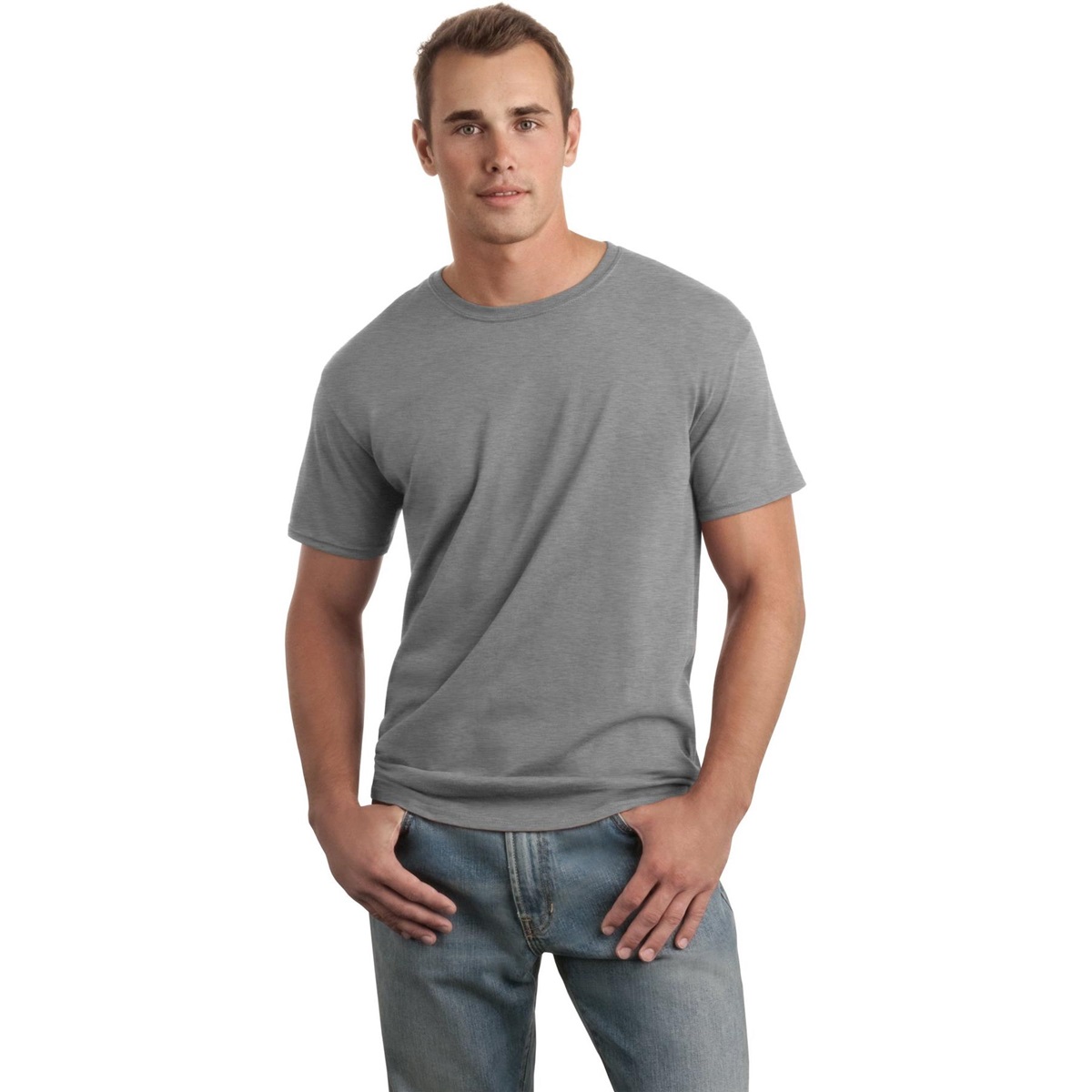 Gildan 64000 Softstyle T Shirt Sport Grey 6443