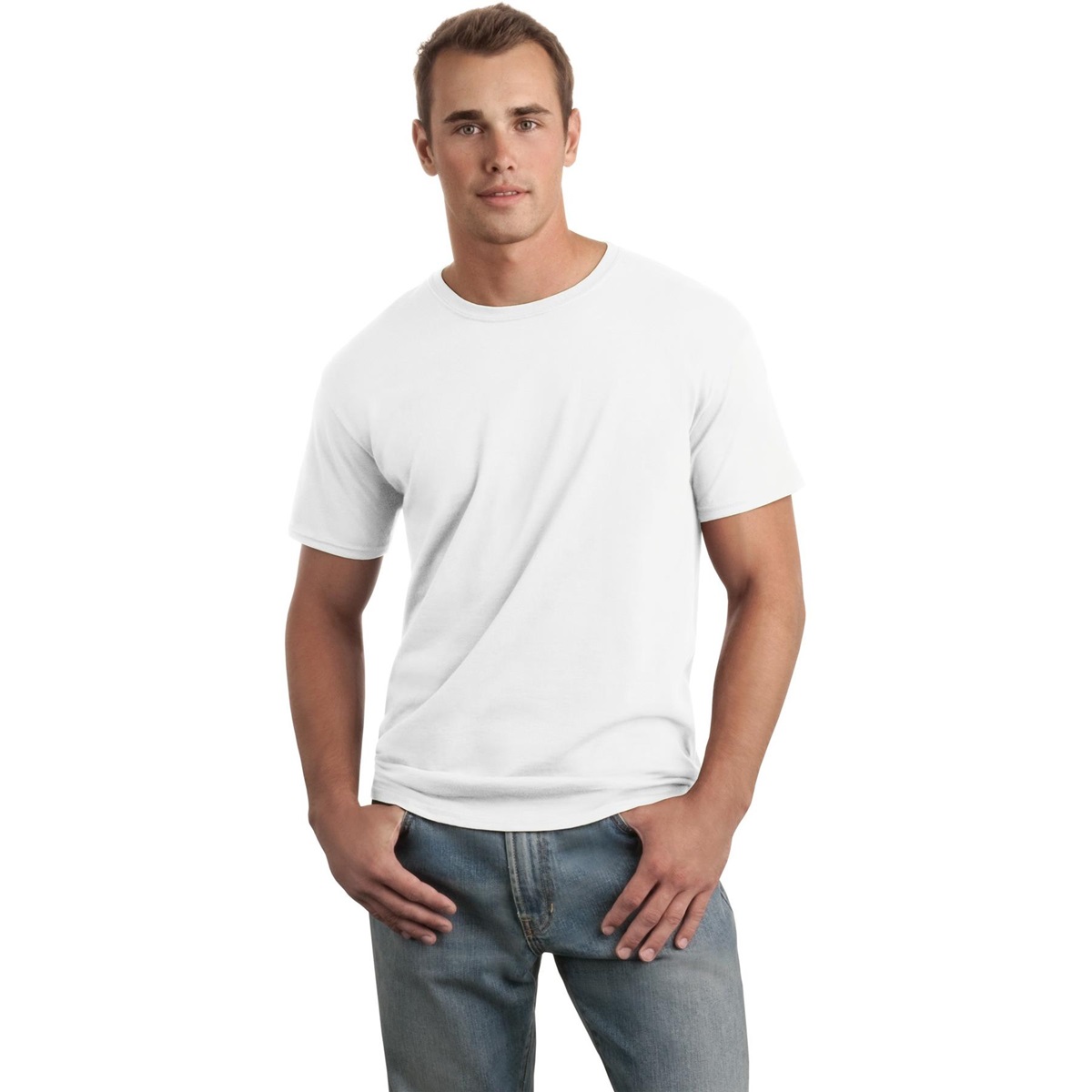 Gildan 64000 Softstyle T-Shirt - White | FullSource.com