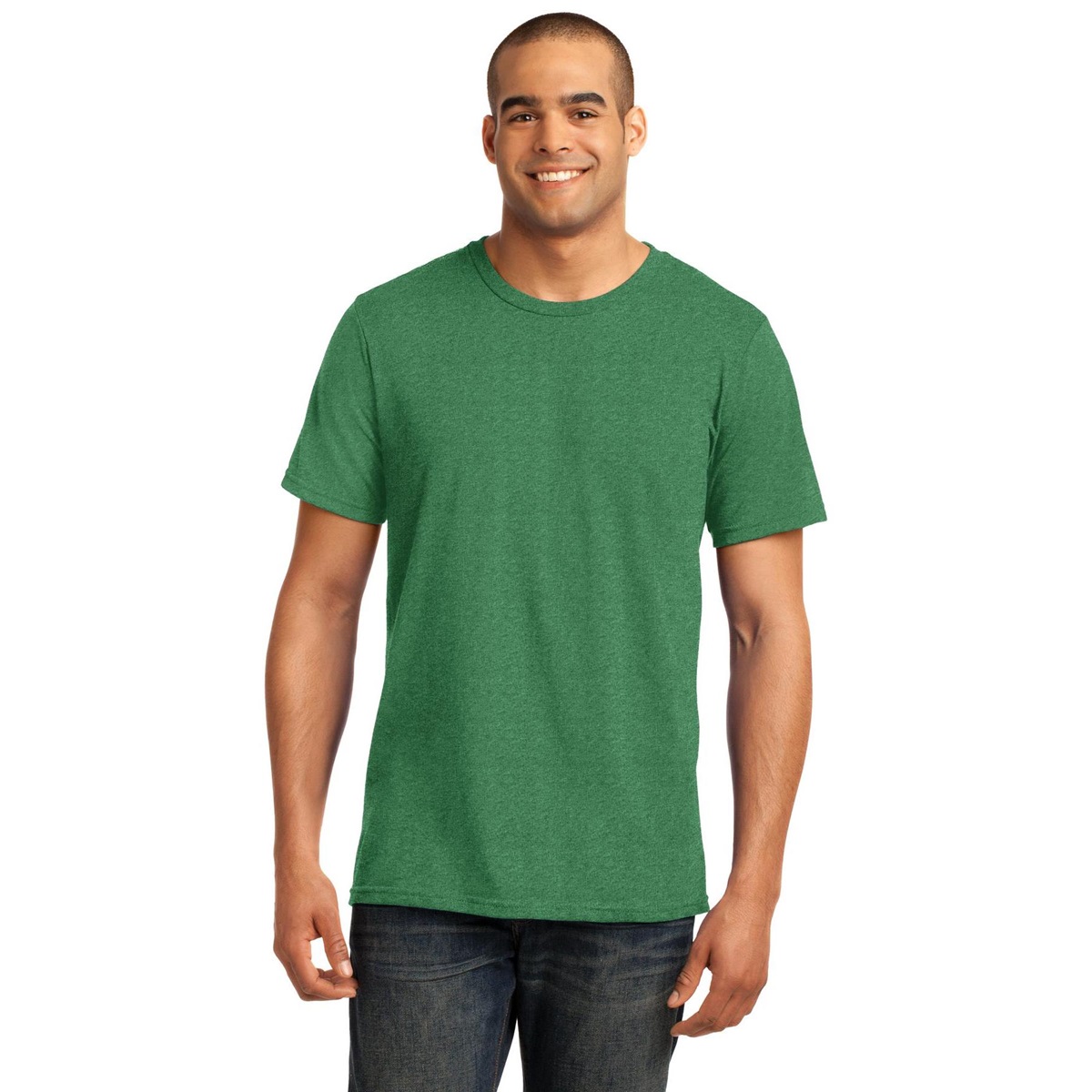 Anvil 980 Ring Spun Cotton T-Shirt - Heather Green | FullSource.com
