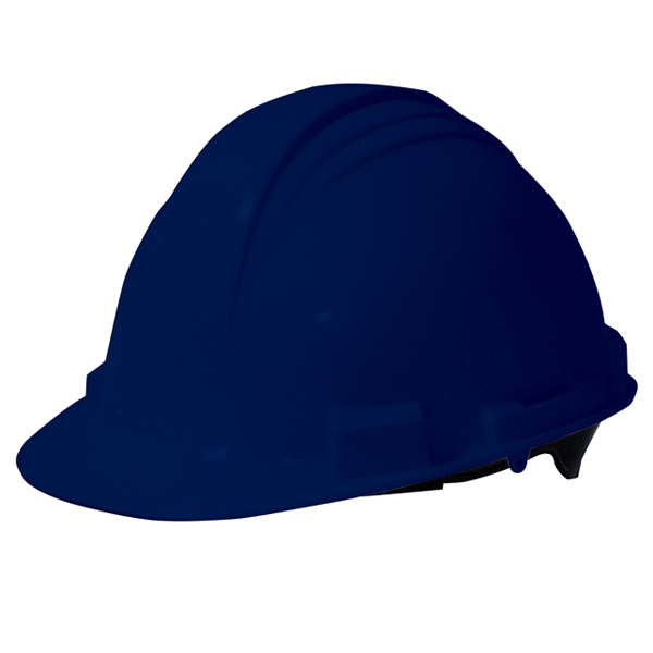 blue carbon fiber hard hat