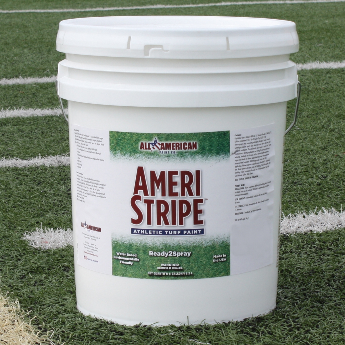 AmeriStripe Ready2Spray Athletic Field Paint 5 Gal Fluorescent