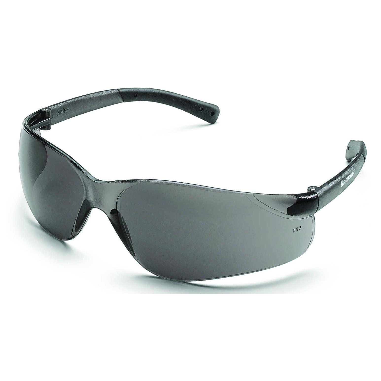 Crews BK112 BearKat Safety Glasses - Gray Temples - Gray Lens ...