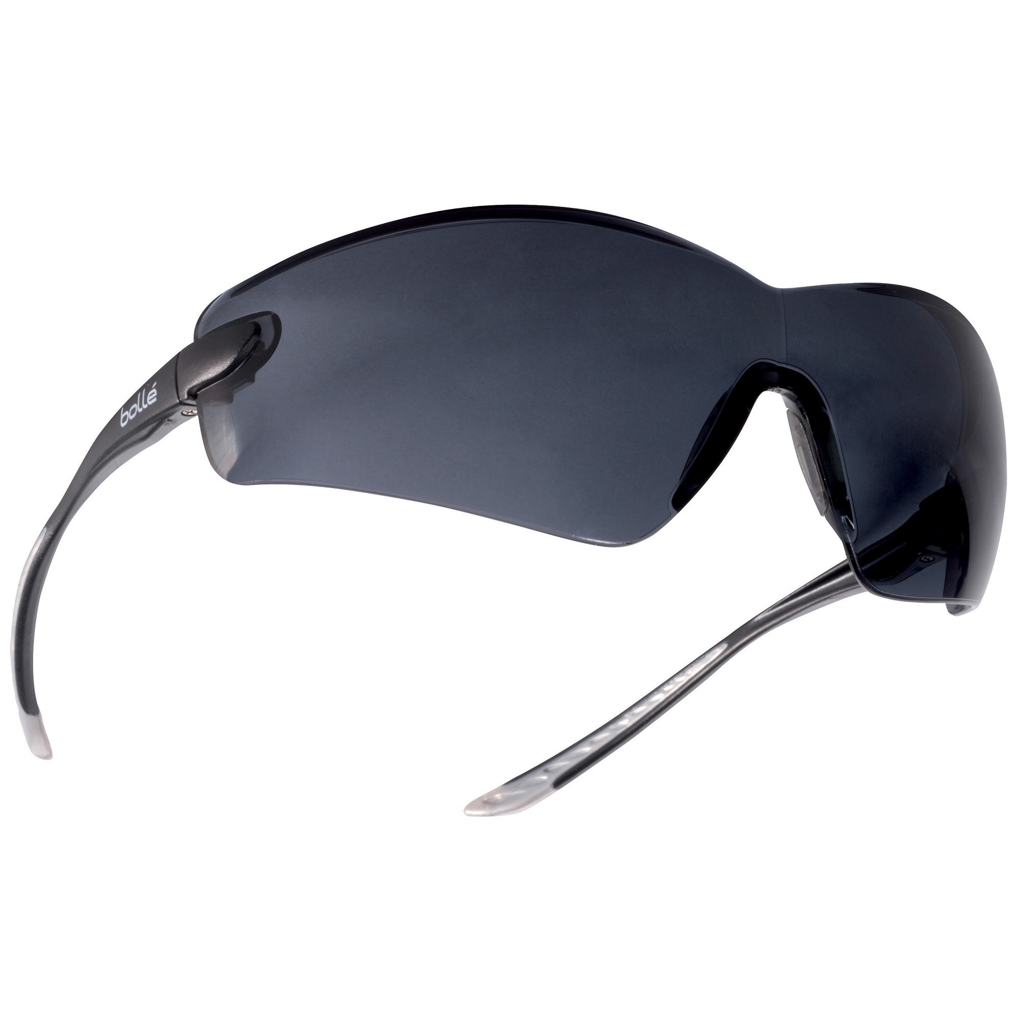 Bolle 40038 Cobra Safety Glasses Black Temples Smoke AntiFog Lens