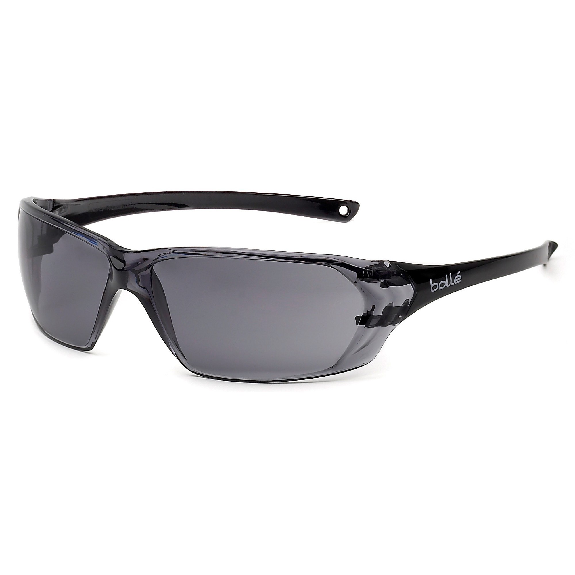 Bolle 40058 Prism Safety Glasses - Black Temples - Smoke Anti-Fog Lens ...