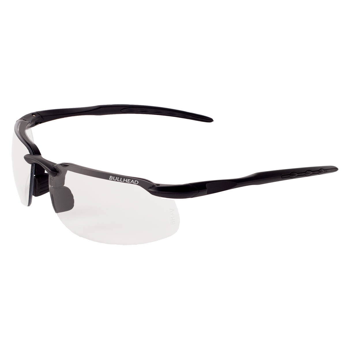 Bullhead BH1031AF Swordfish Safety Glasses - Black Frame - Clear Anti ...