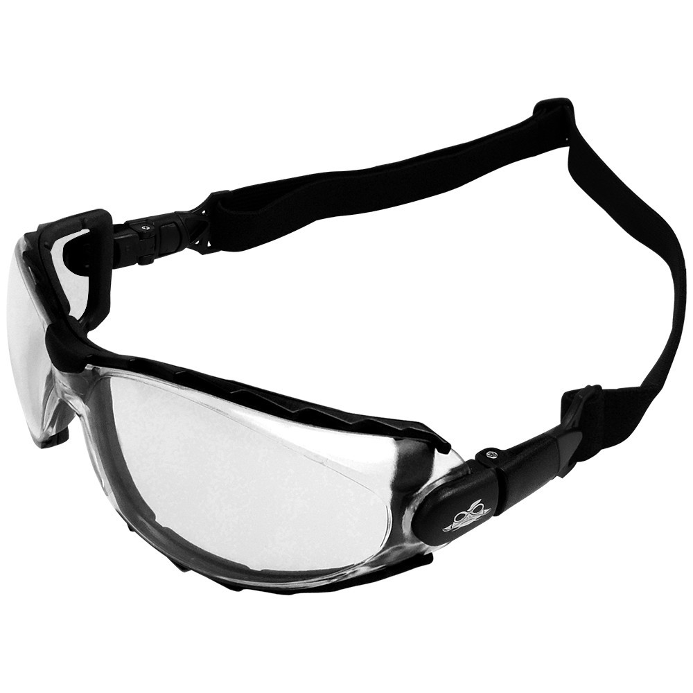 Bullhead Safety BH2011AF CG4 Glasses/Goggles Black Foam Lined Frame