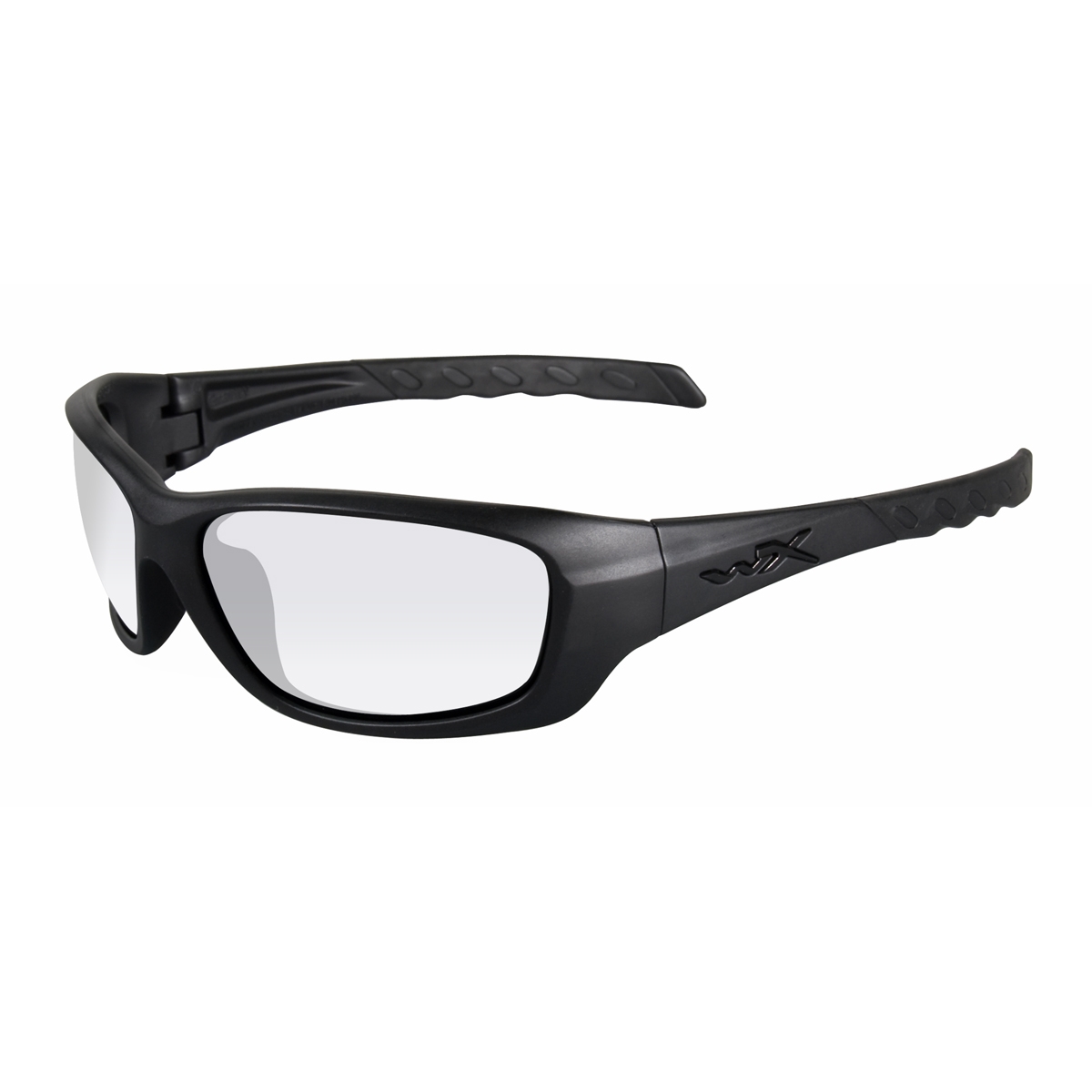 Wiley X Gravity Sunglasses Matte Black Frame Clear Lens 0217