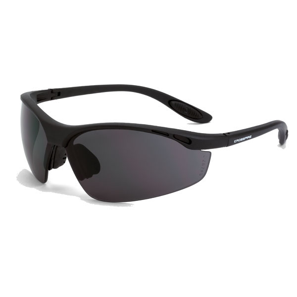 CrossFire Talon Safety Glasses Black Frame Smoke Bifocal Lens