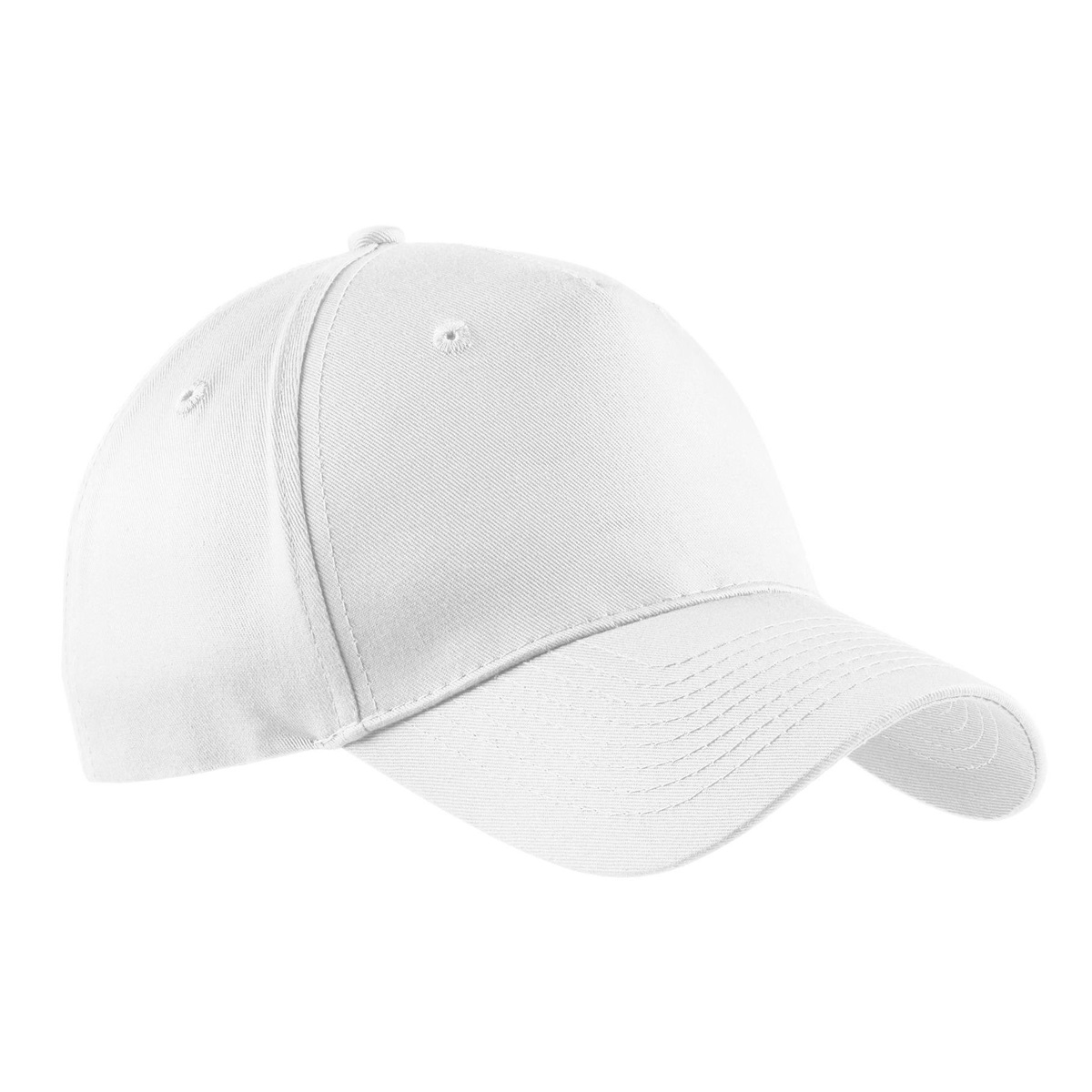 Port & Company CP86 Five-Panel Twill Cap - White | FullSource.com