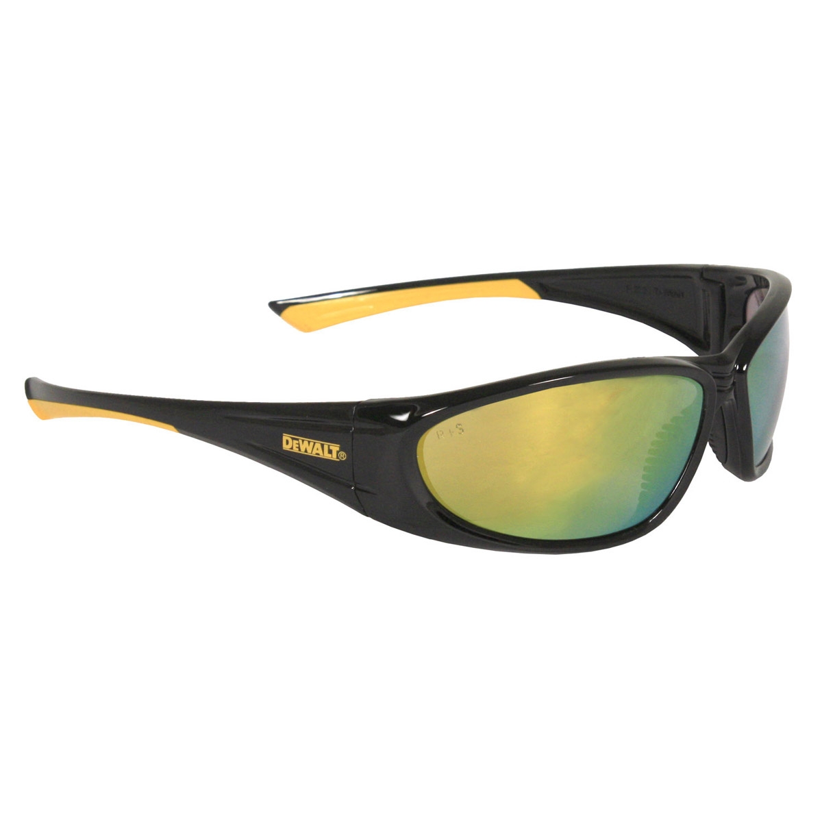 DeWalt DPG98Y Gable Safety Glasses Black/Yellow Frame Yellow