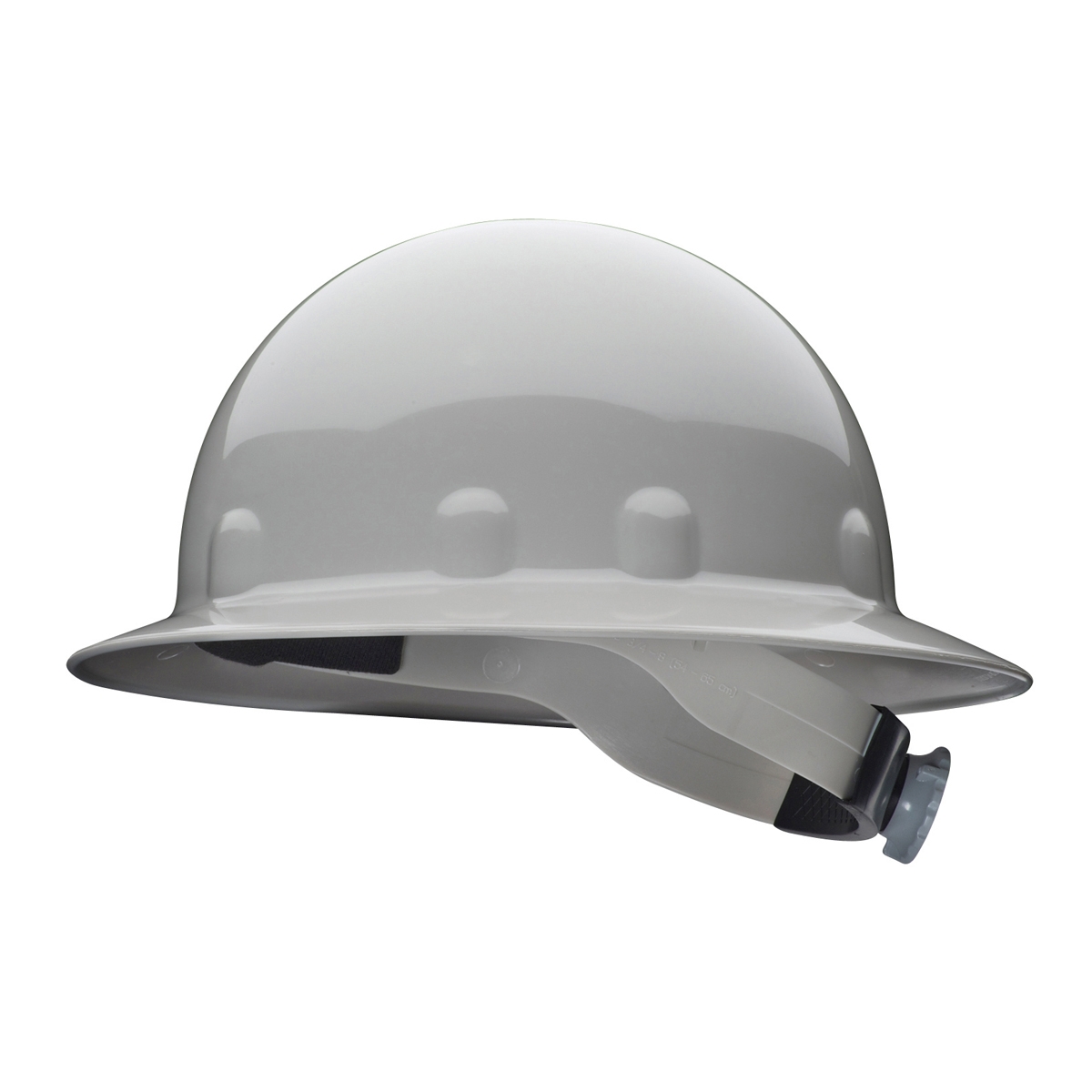 Fibre Metal E1RW Full Brim Hard Hat Ratchet Suspension Gray