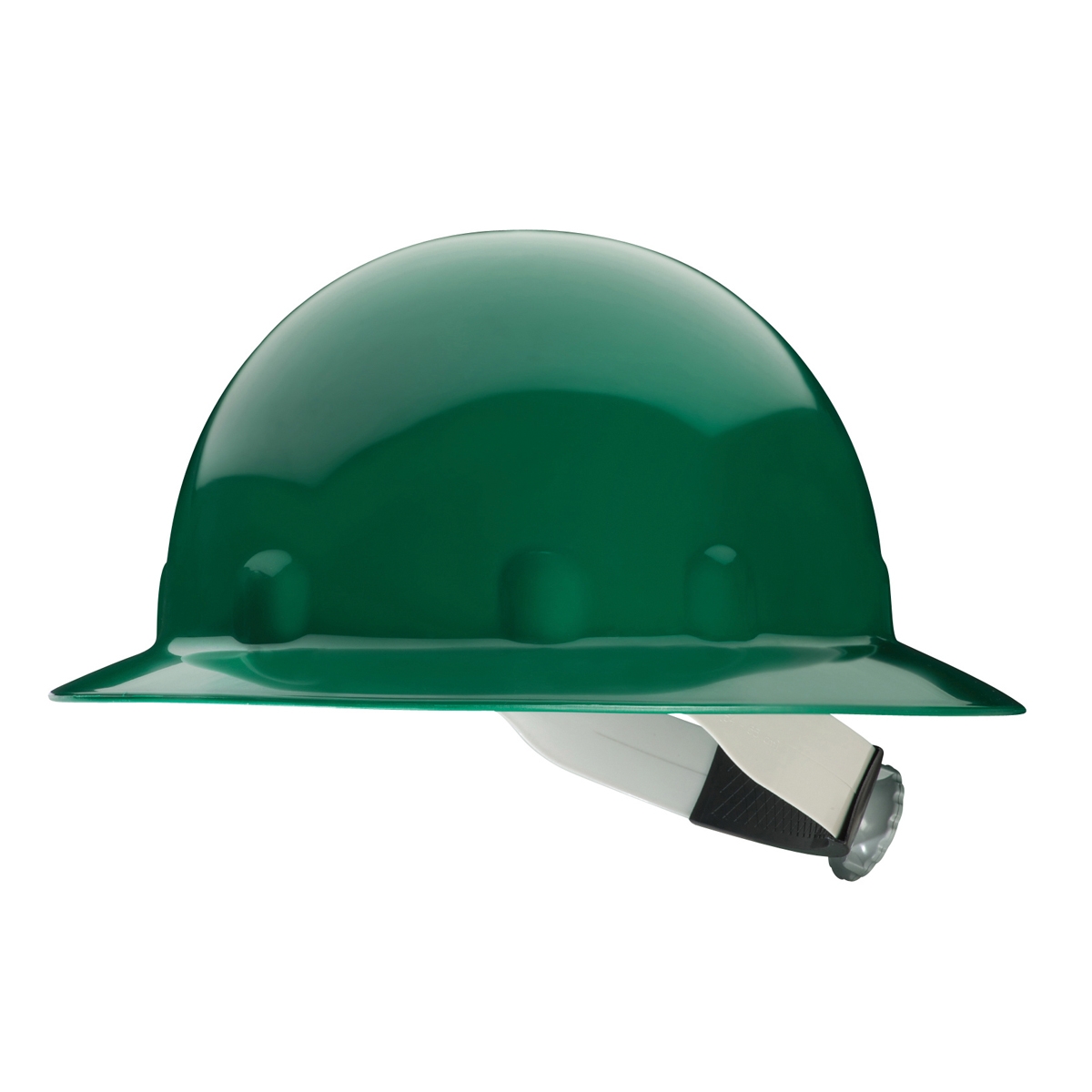 Fibre Metal E1RW Full Brim Hard Hat Ratchet Suspension Green