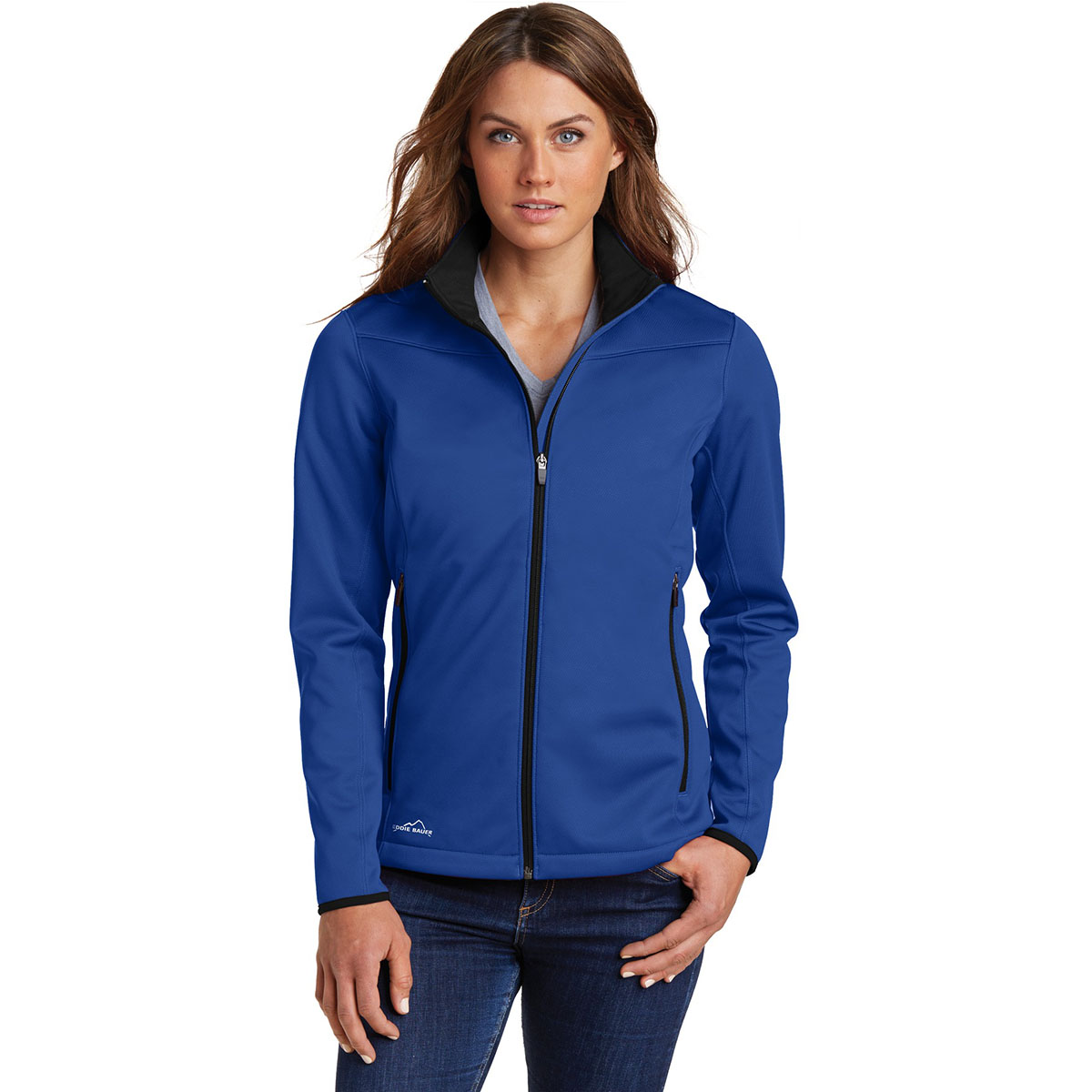 Eddie Bauer EB539 Ladies Weather-Resistant Soft Shell Jacket - Cobalt ...