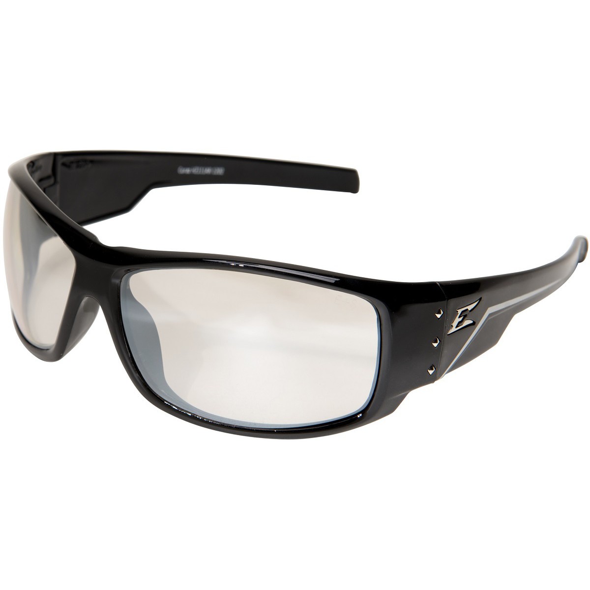 Edge HZ111AR Caraz Safety Glasses Black Frame Indoor/Outdoor Mirror