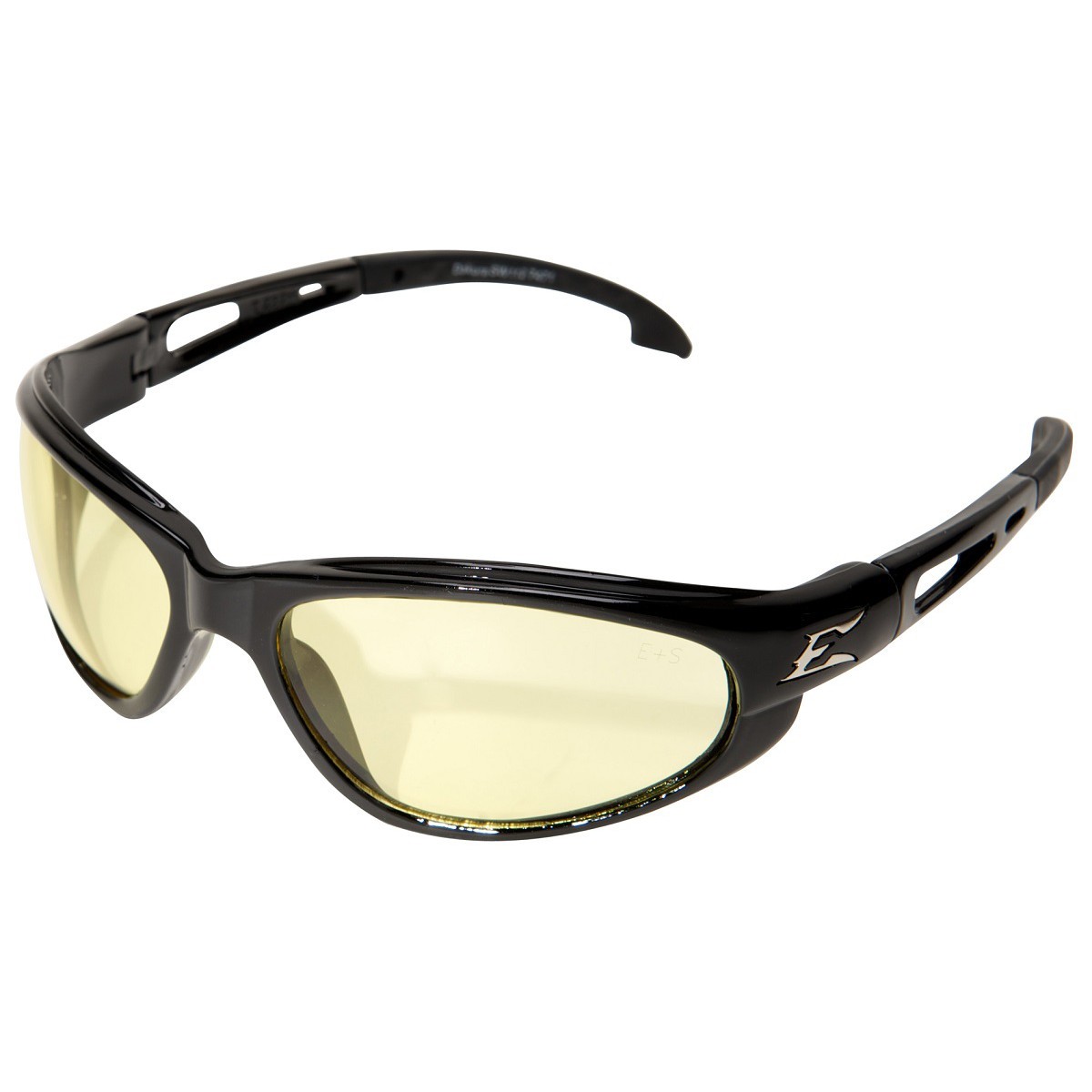 Edge SW112 Dakura Safety Glasses - Black Frame - Yellow ...