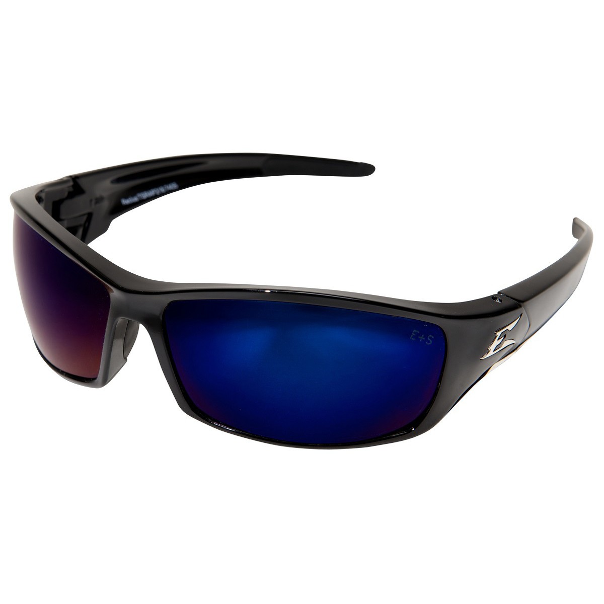 Edge TSRAP218 Reclus Safety Glasses - Black Frame - Blue Mirror ...