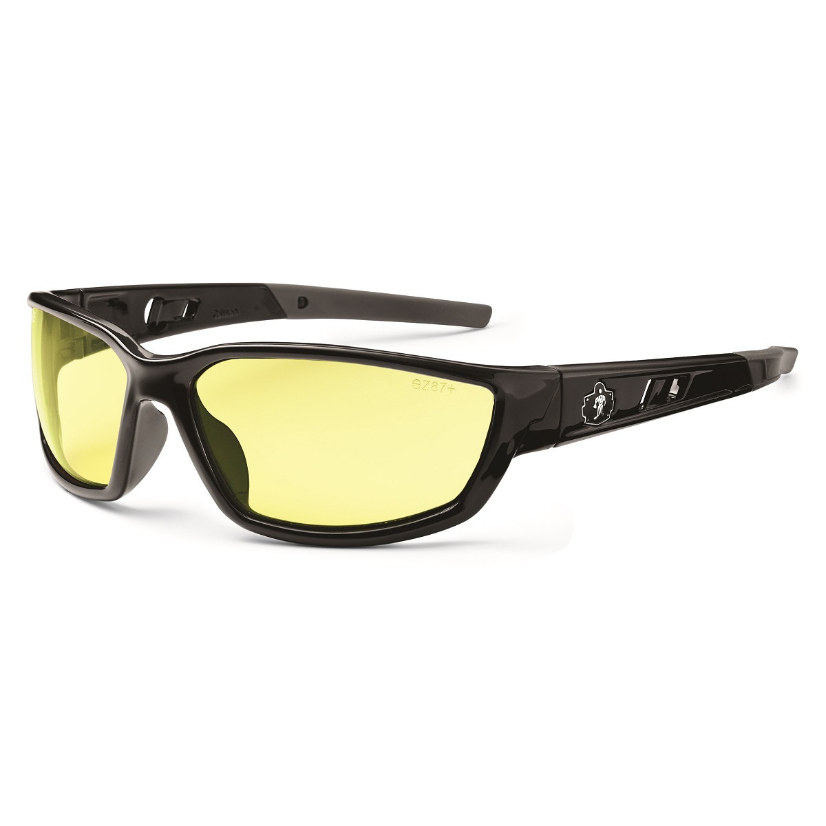 Ergodyne Kvasir 53050 Safety Glasses - Black Frame ...