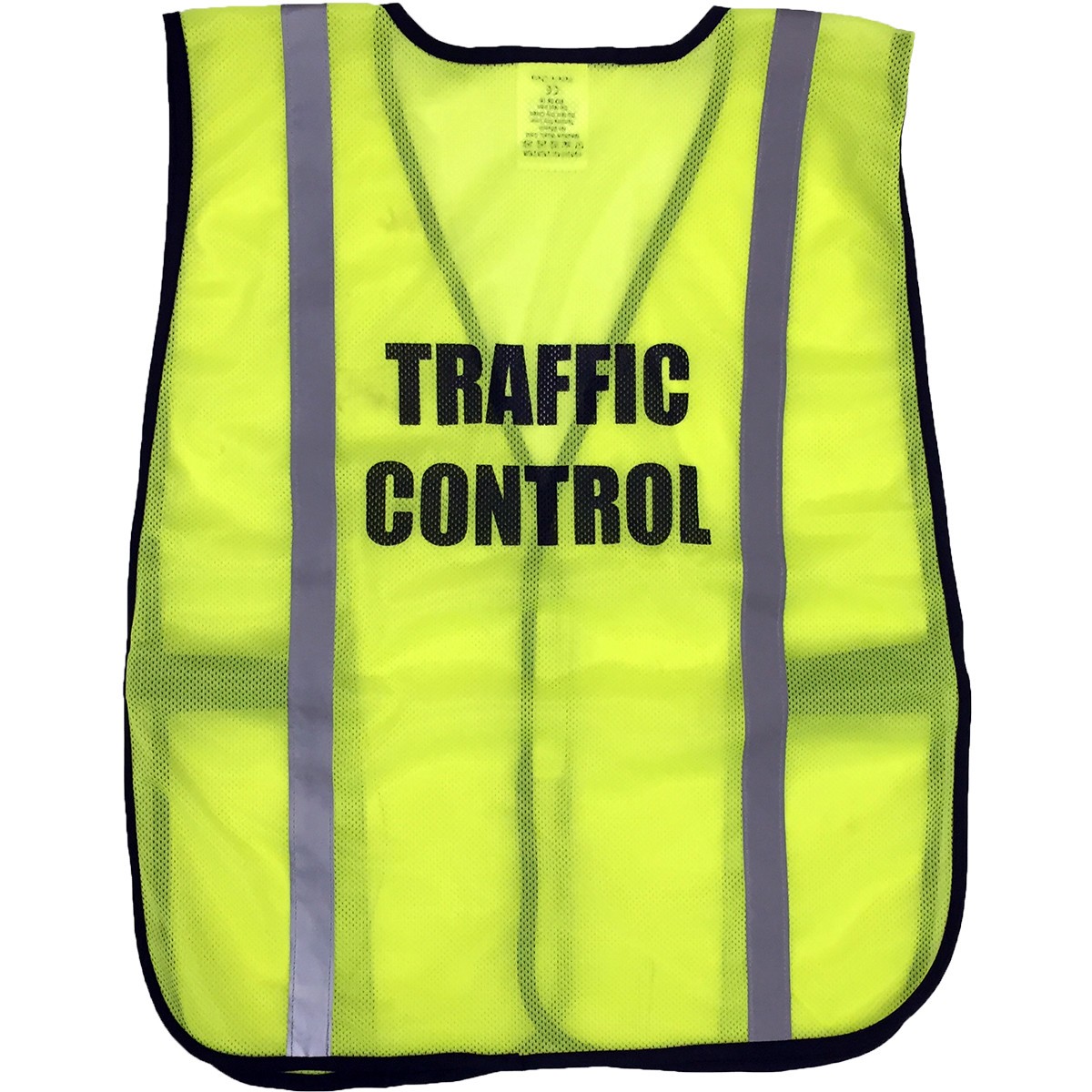 Ergodyne Pre-Printed TRAFFIC CONTROL Safety Vest - Yellow/Lime ...