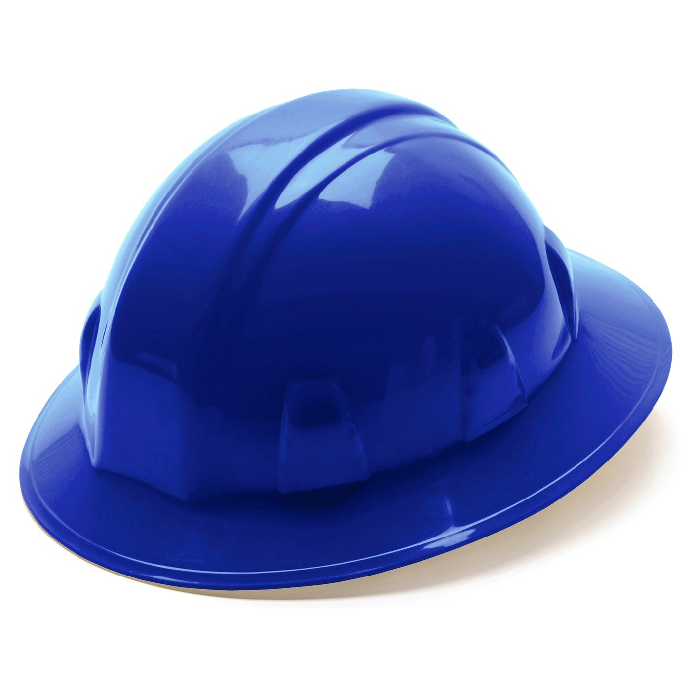 Pyramex HP24160 Full Brim Hard Hat 4Point Ratchet Suspension Blue