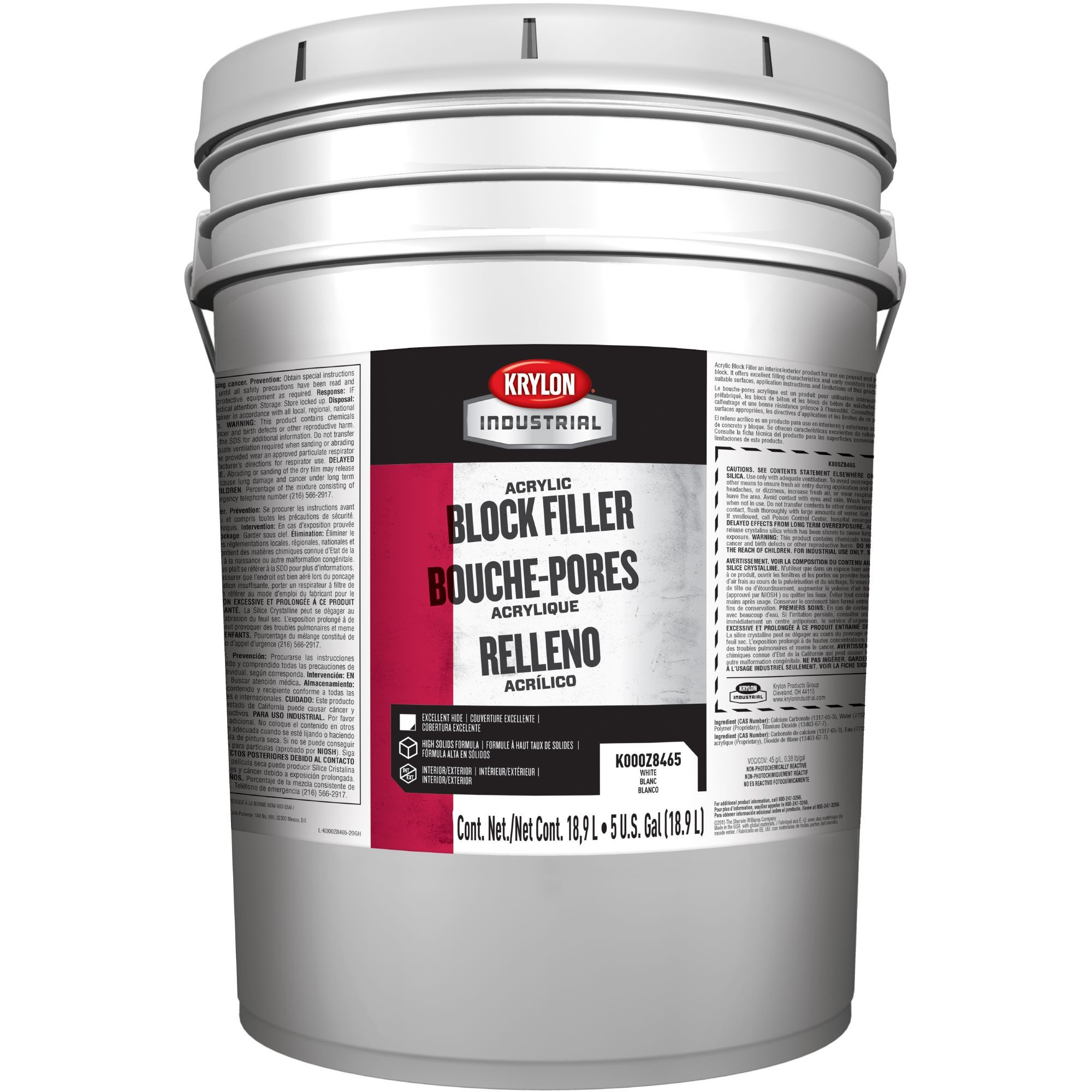 Krylon K000Z846520 Acrylic Block Filler White