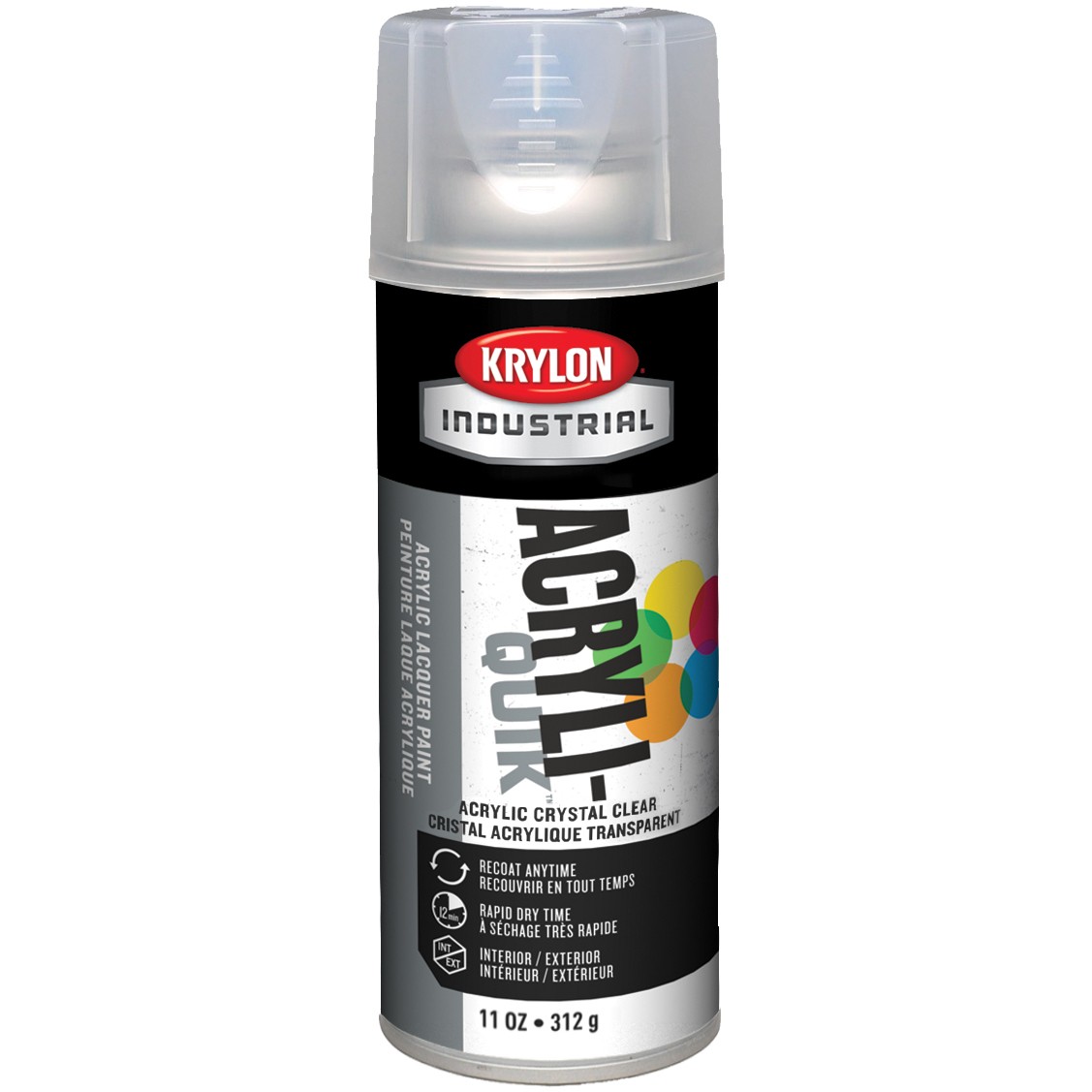 Krylon K01301 AcryliQuik Acrylic Lacquer Paint Crystal Clear