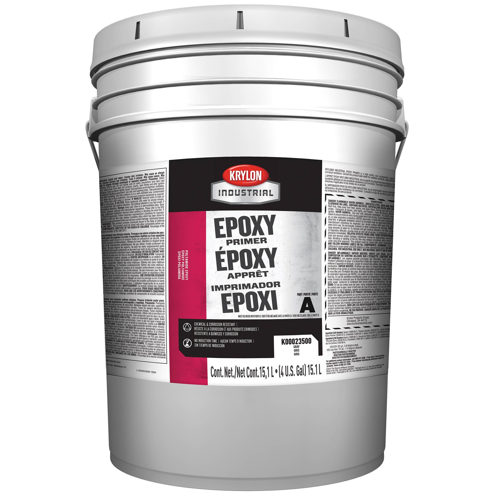 Krylon K0002350019 Epoxy Primer Polyamide Gray