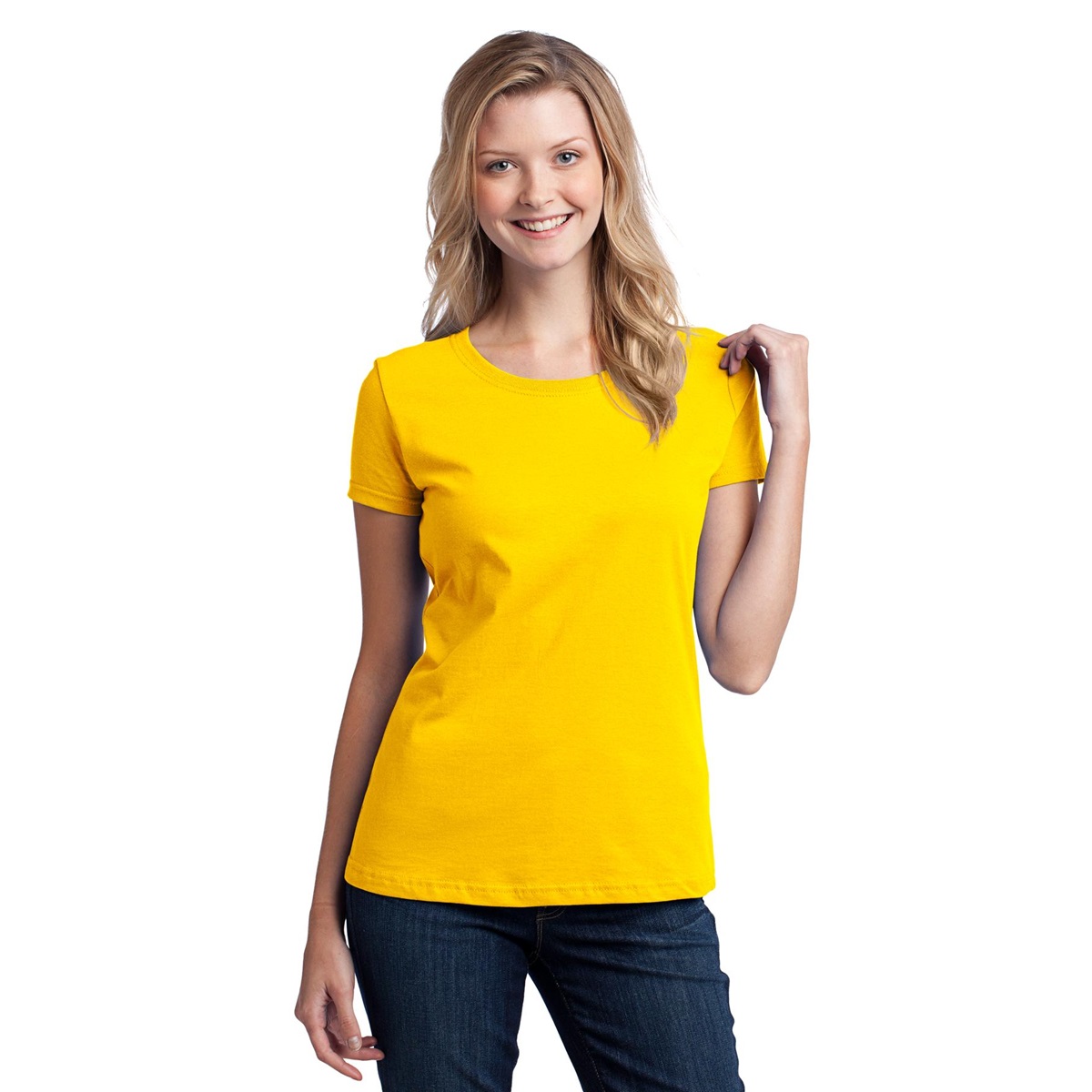 Fruit of the Loom L3930 Ladies Heavy Cotton HD T-Shirt- Yellow ...