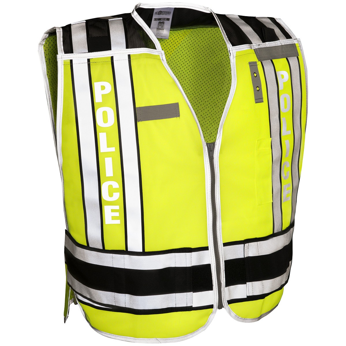 ML Kishigo 4001BZ 400 PSV Pro Series Police Safety Vest Lime/Black
