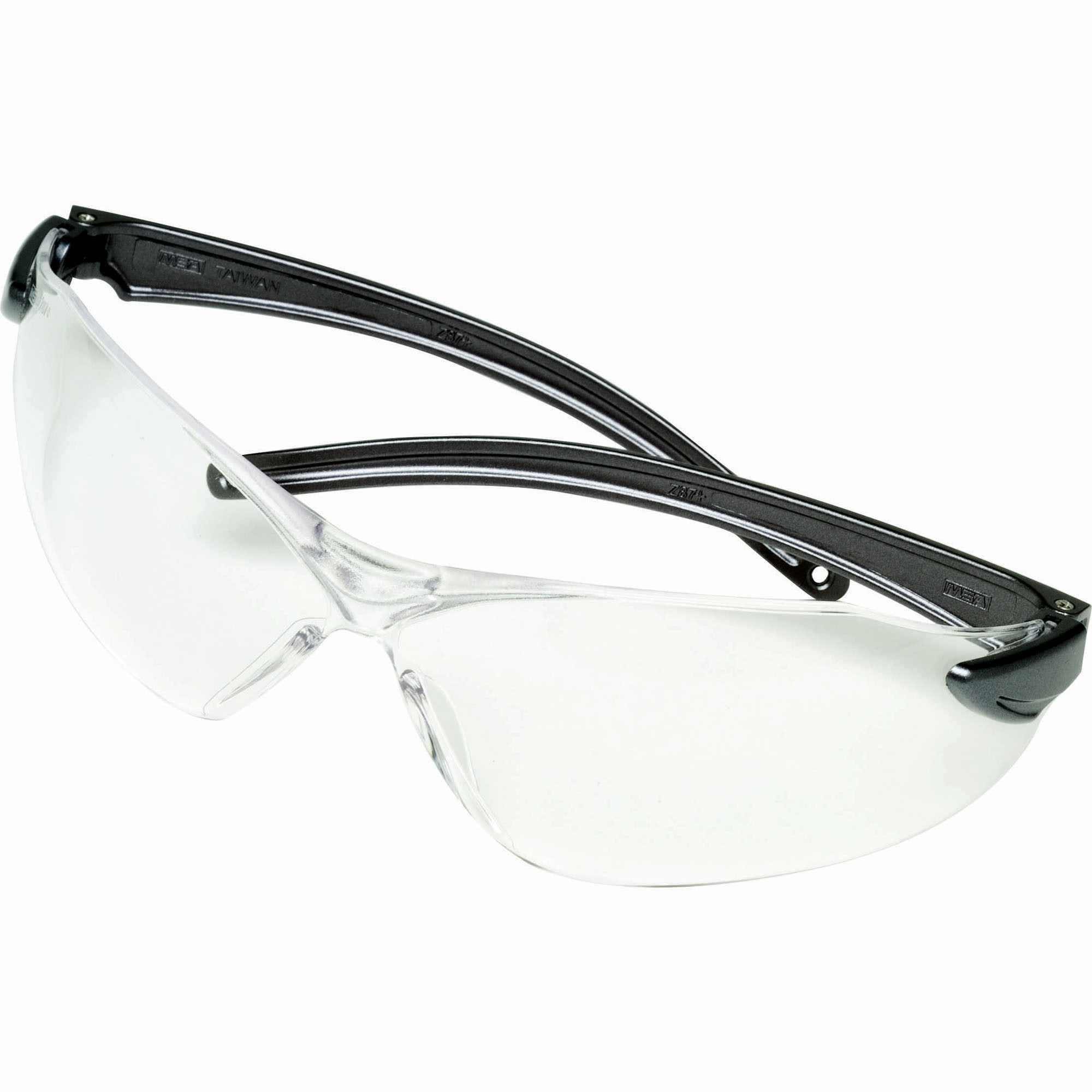 MSA 10070914 Vista Safety Glasses - Gray Frame - Clear Lens ...