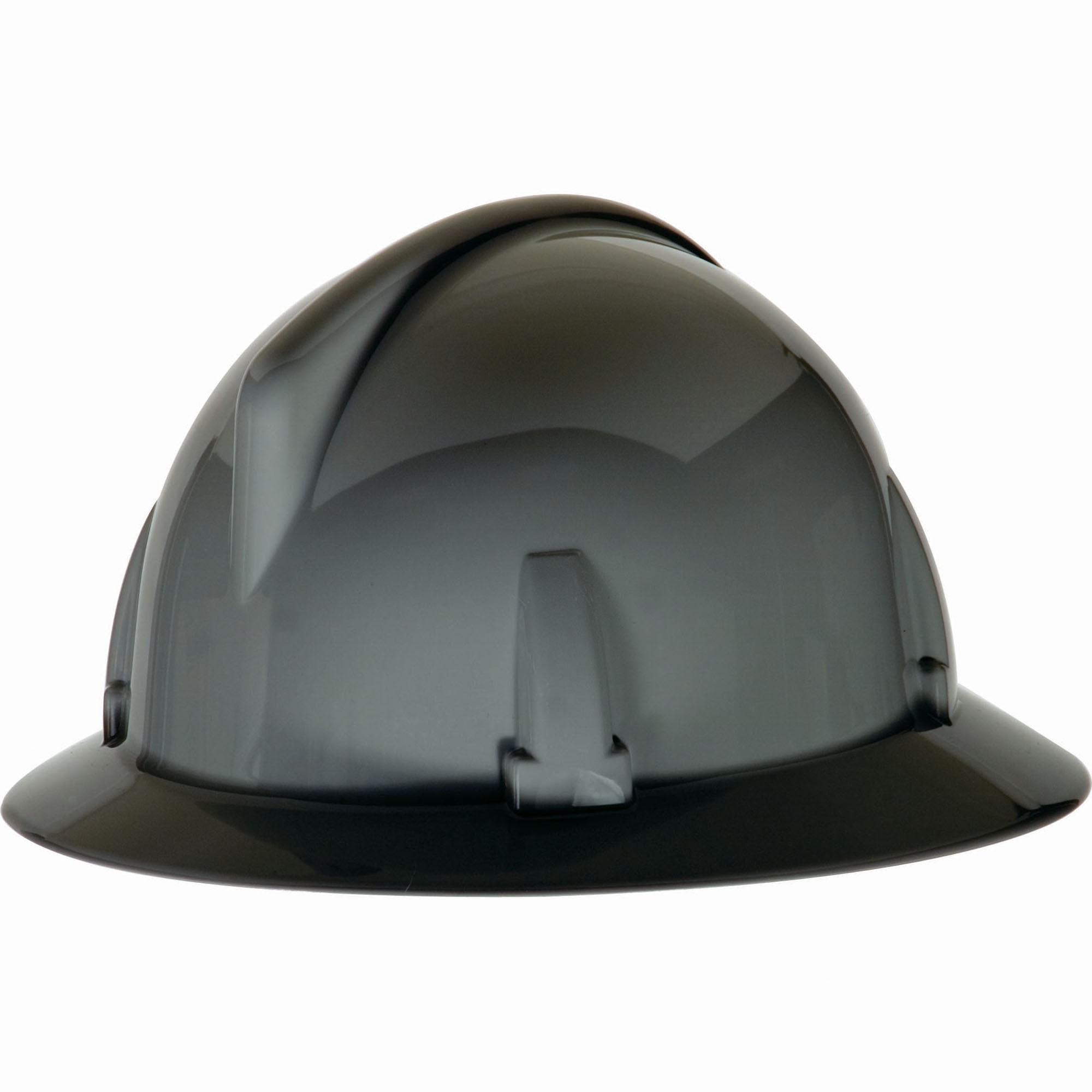 MSA 454713 Topgard NonSlotted Full Brim Hard Hat 1Touch Suspension