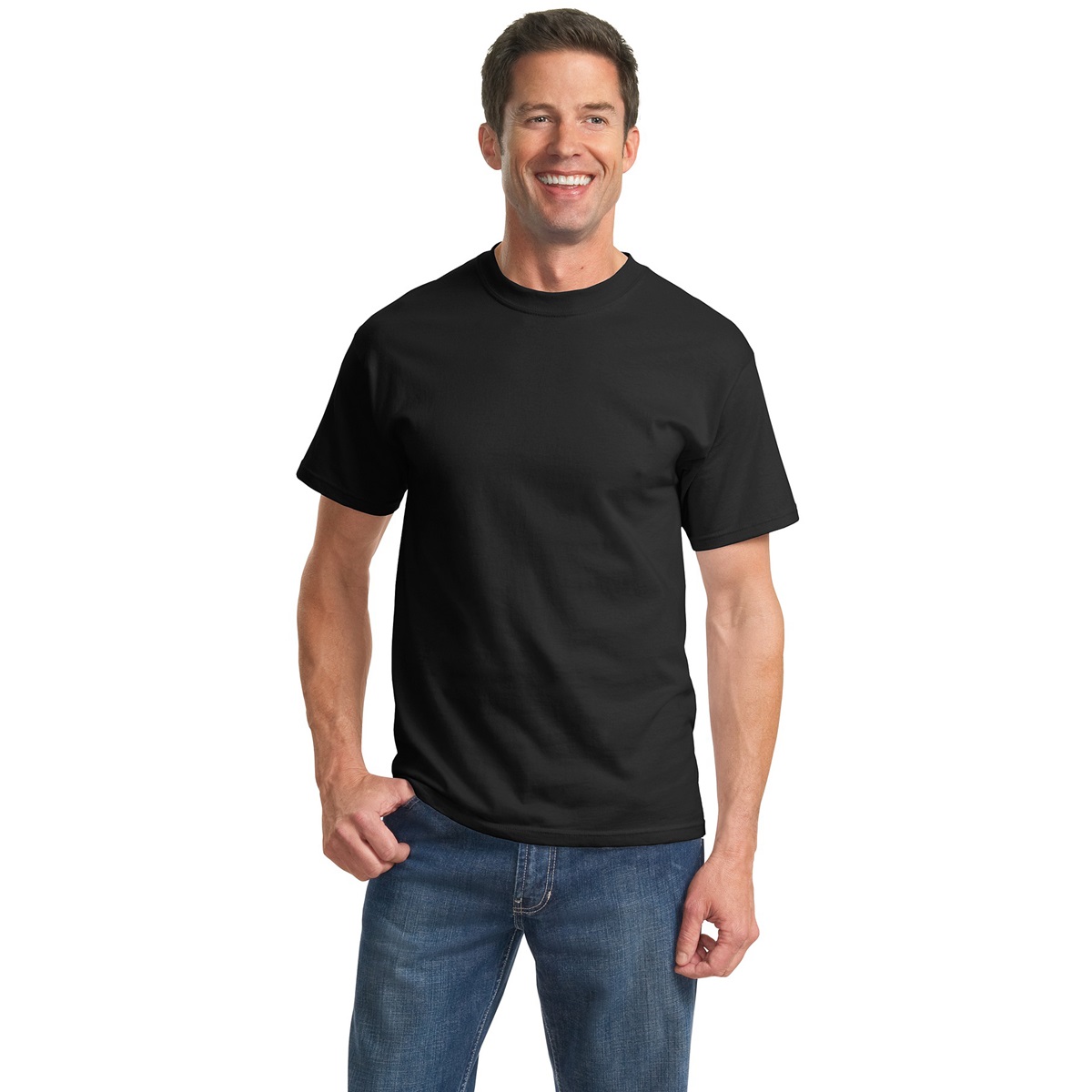 Port & Company PC61 Essential T-Shirt - Jet Black | FullSource.com