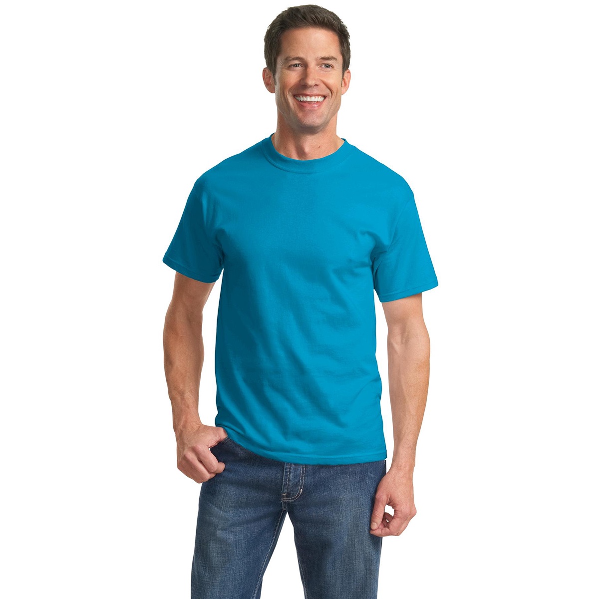 Port & Company PC61 Essential T-Shirt - Turquoise | FullSource.com
