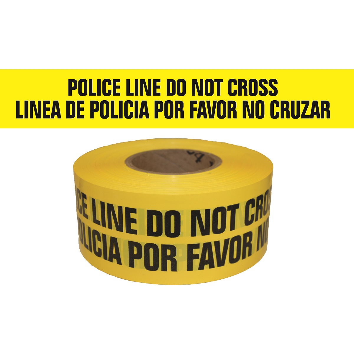 POLICE LINE DO NOT CROSS LINEA DE POLICIA POR FAVOR NO CRUCAR