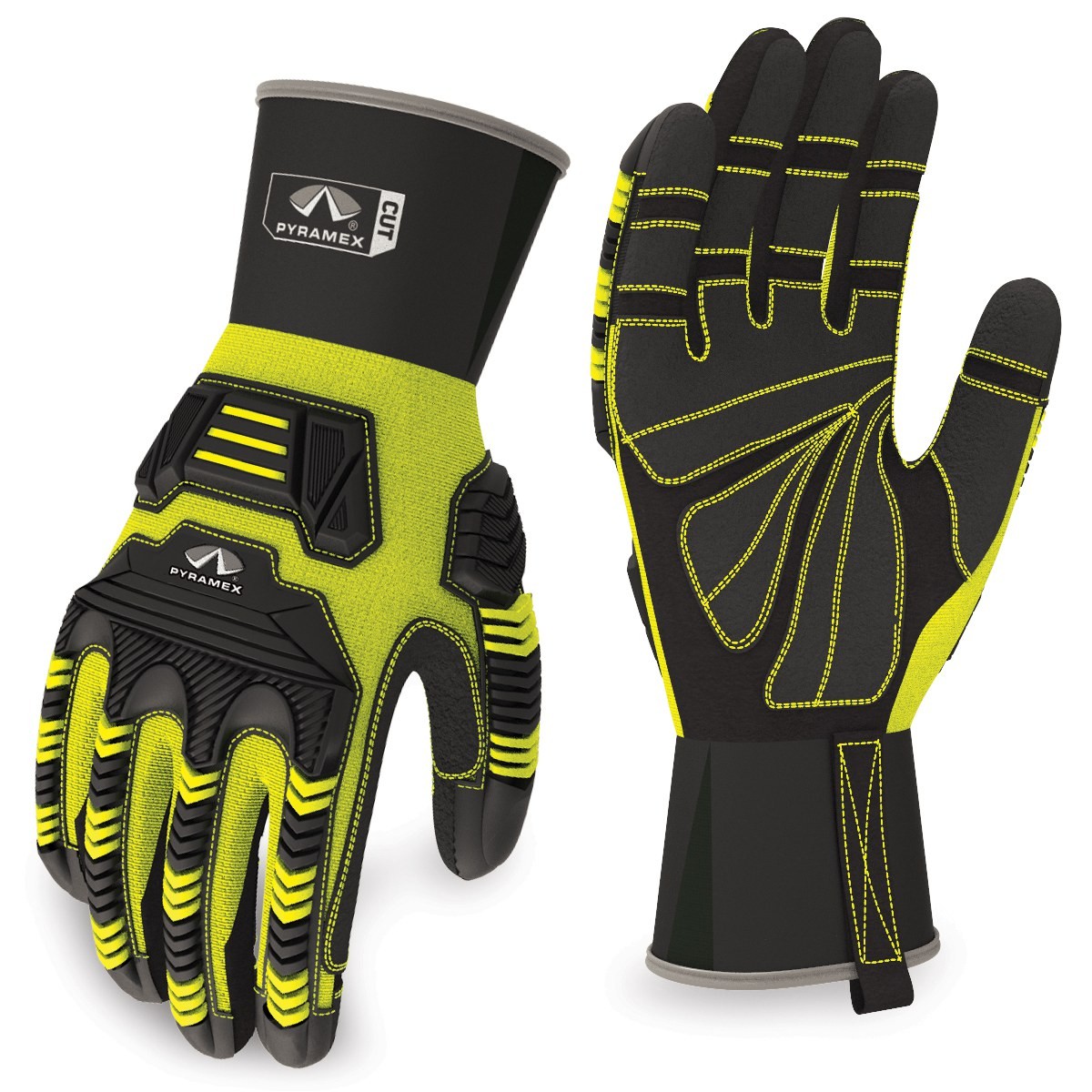 Pyramex Gl802cr Maximum Duty Ultra Impact Gloves - Cut Resistant 