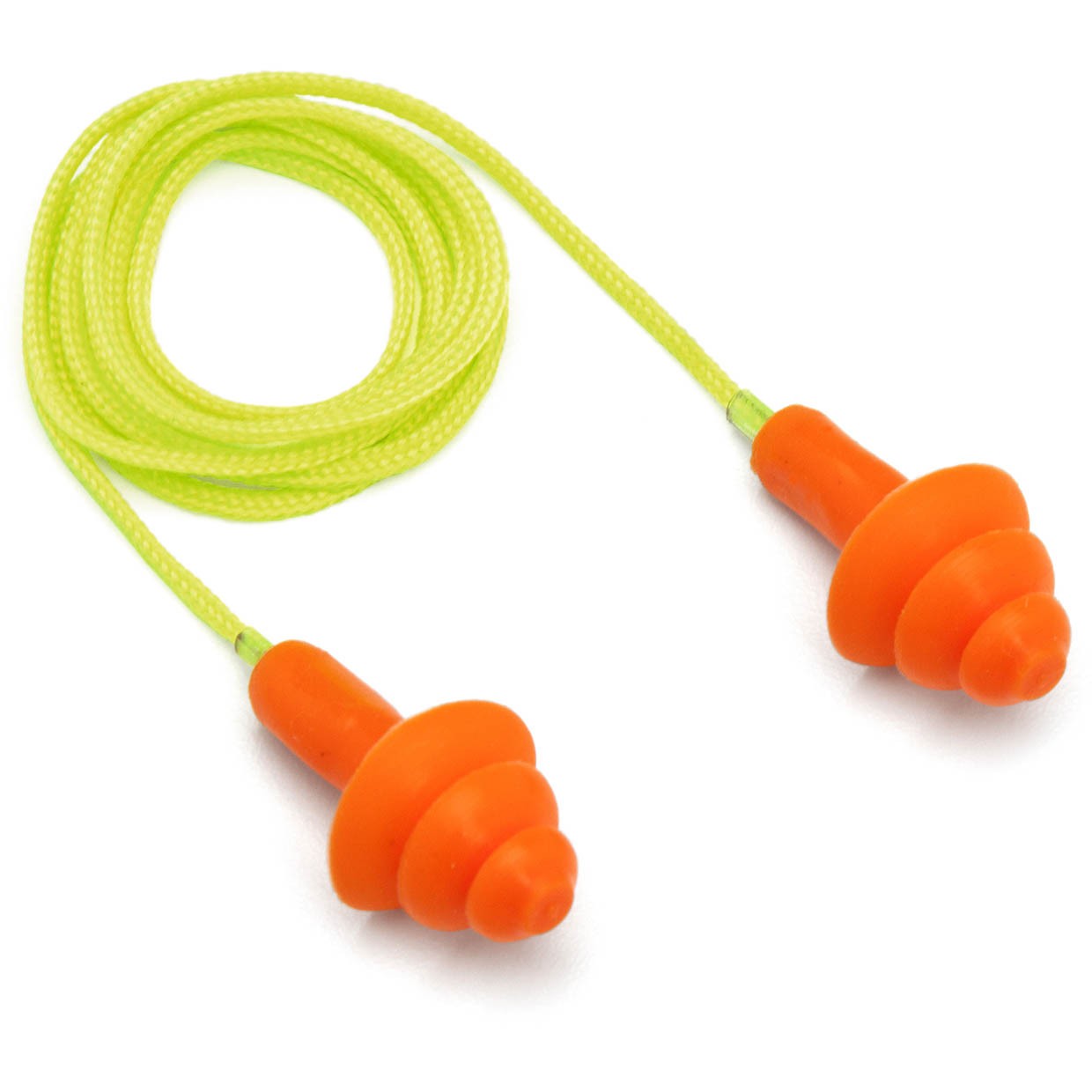Pyramex RP3001 Reusable Corded TPR Rubber Ear Plugs 24 NRR
