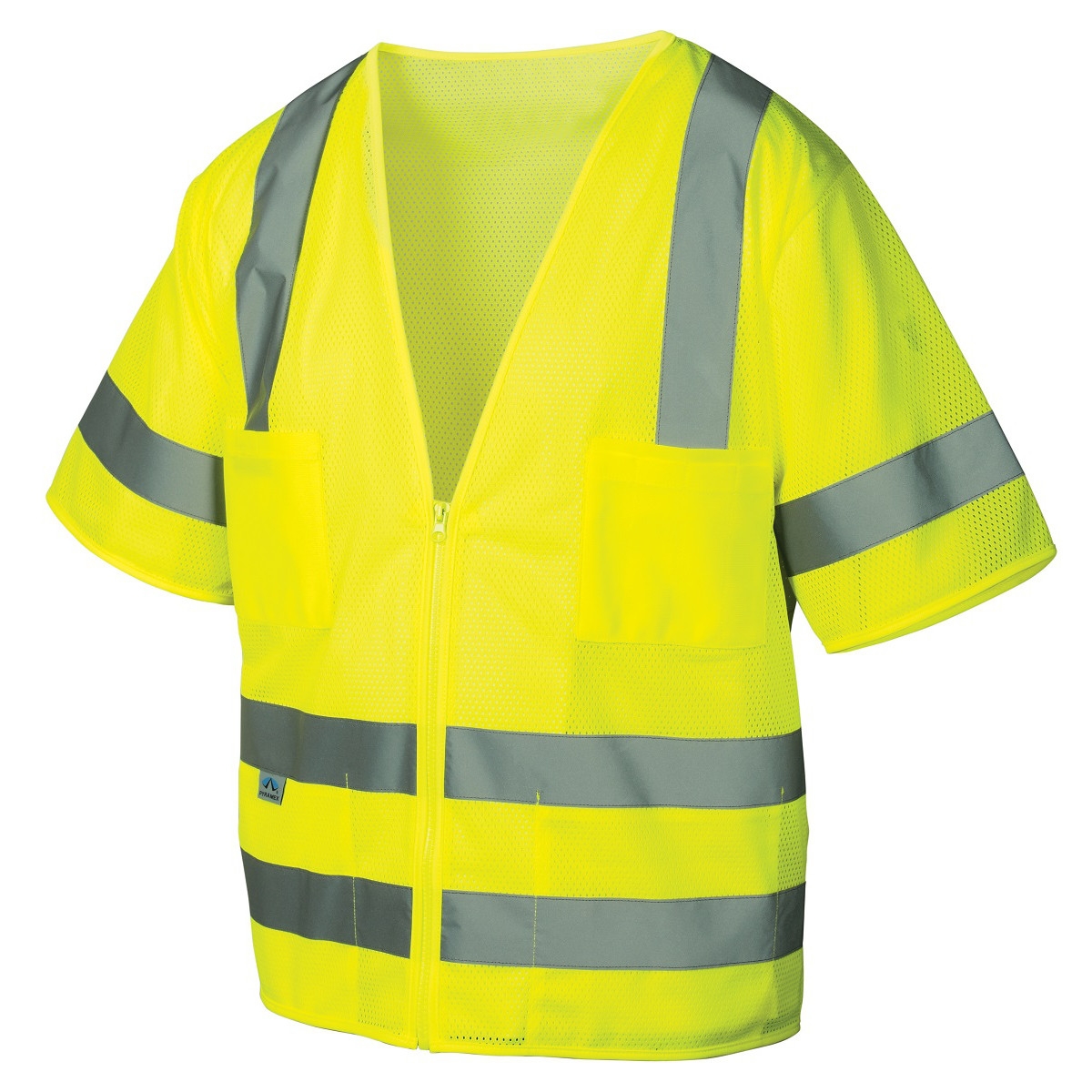 Pyramex RVZ3110 Class 3 Mesh Safety Vest Yellow Lime FullSource pyramex-rvz3110-class-3-mesh-safety-vest-yellow-lime-fullsource